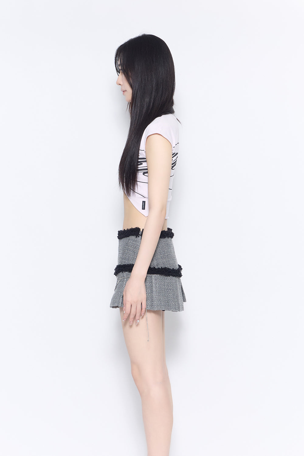 knot hem logo tops