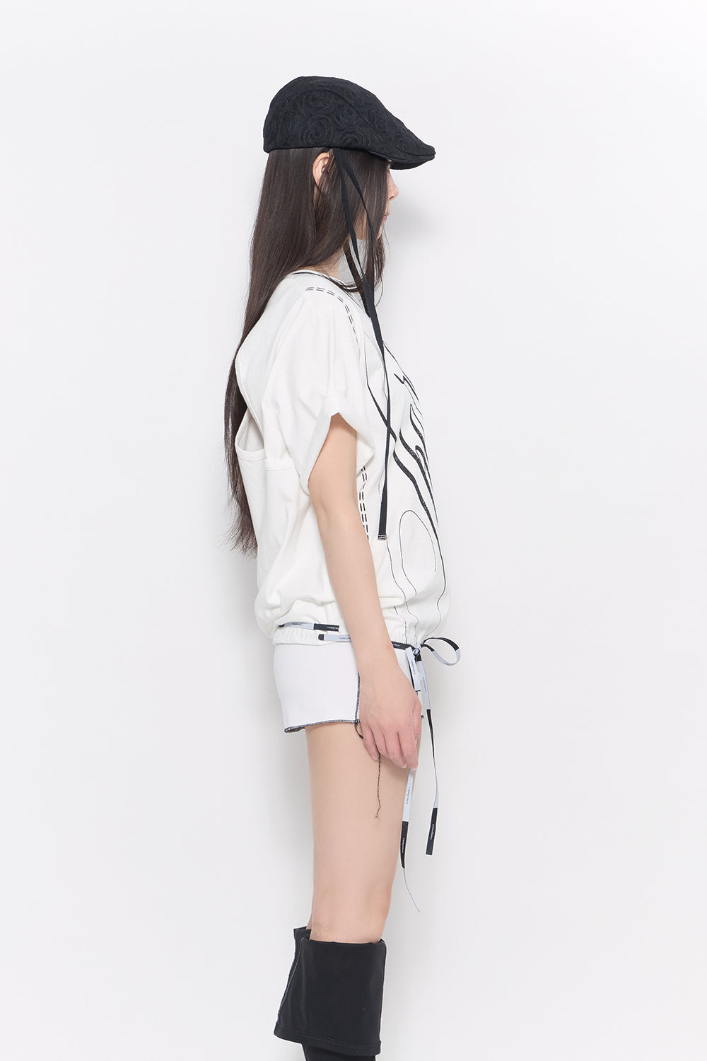 ink script offshoulder tops