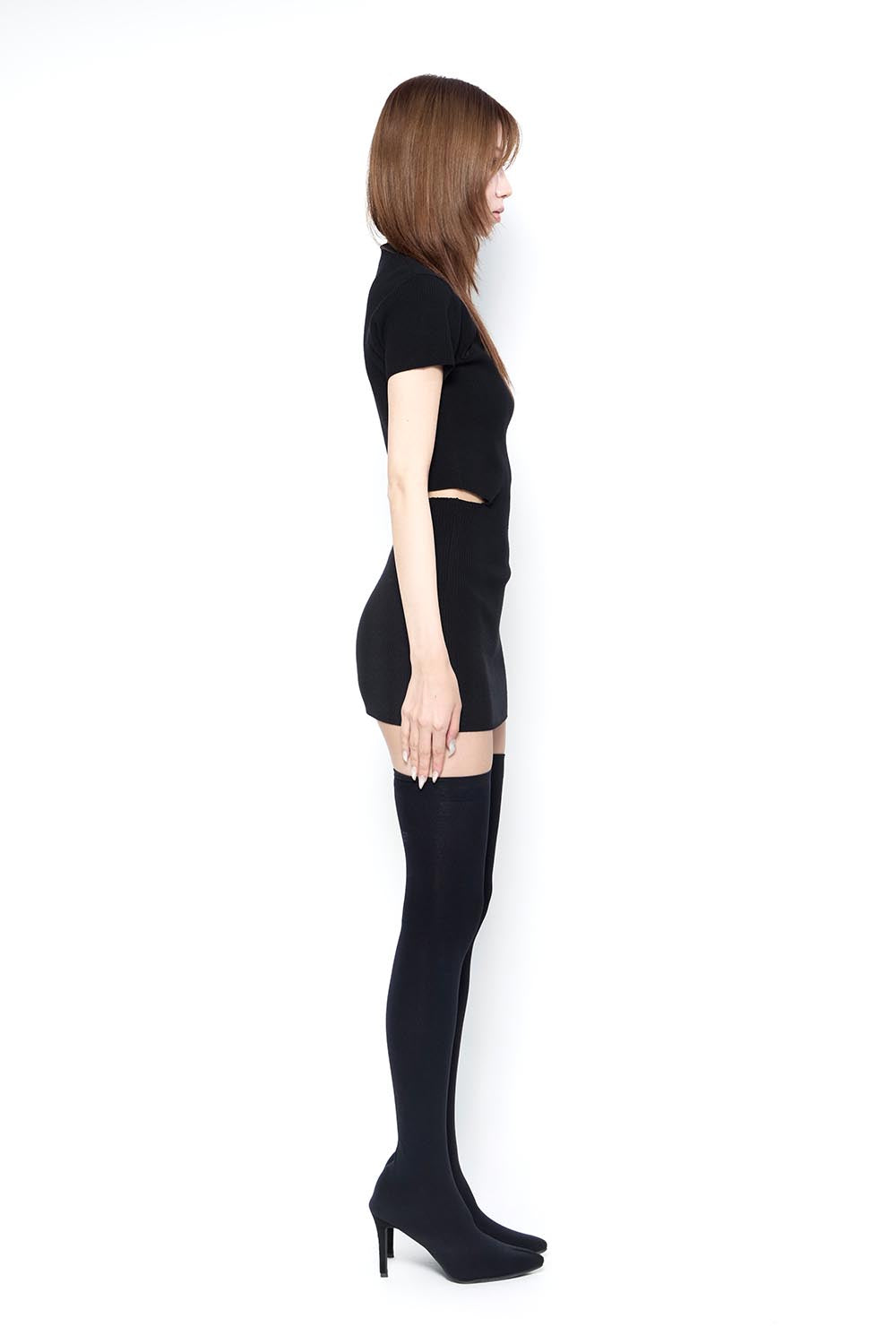 SŚAINT Heart Tee: Black