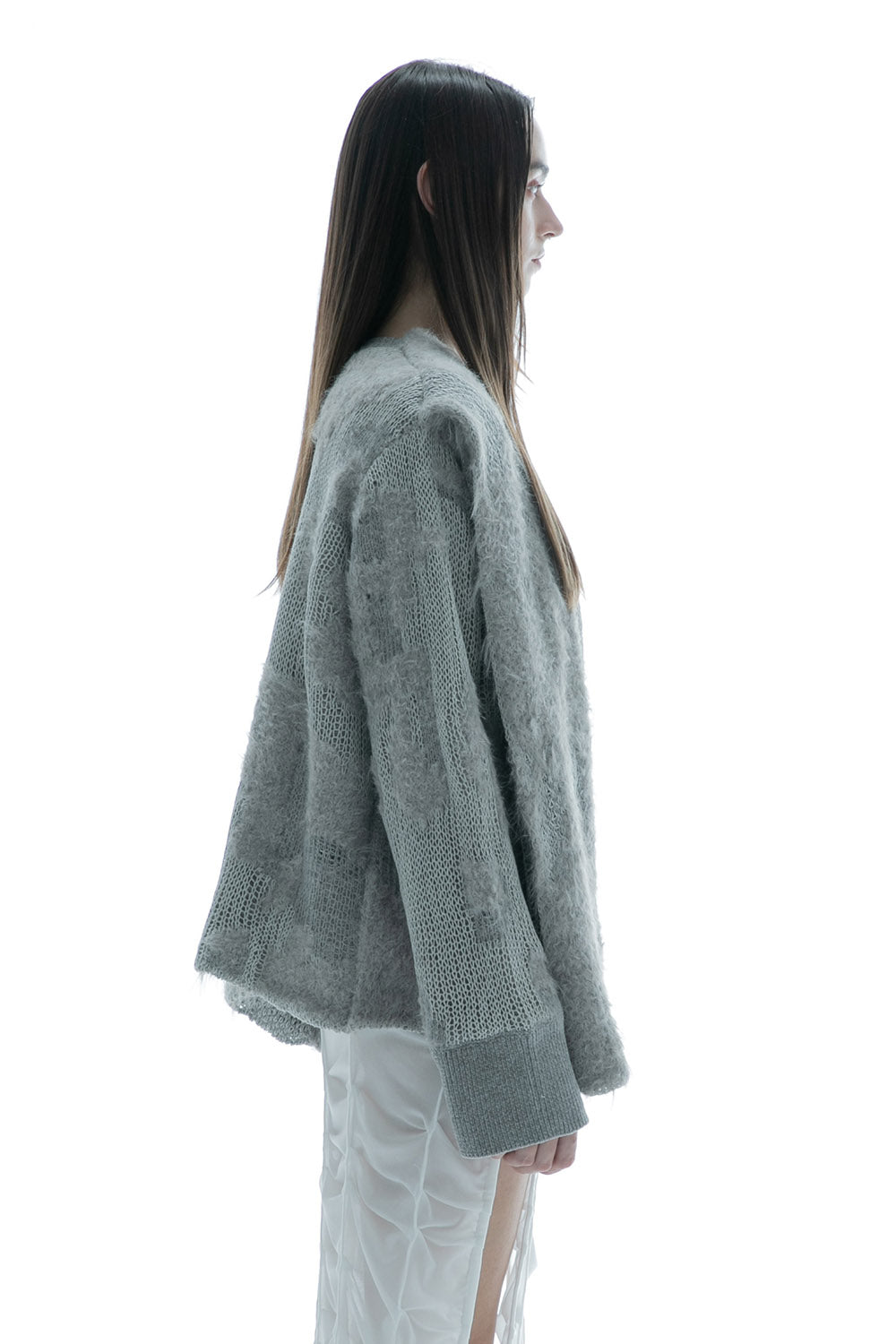 S tail cardigan long