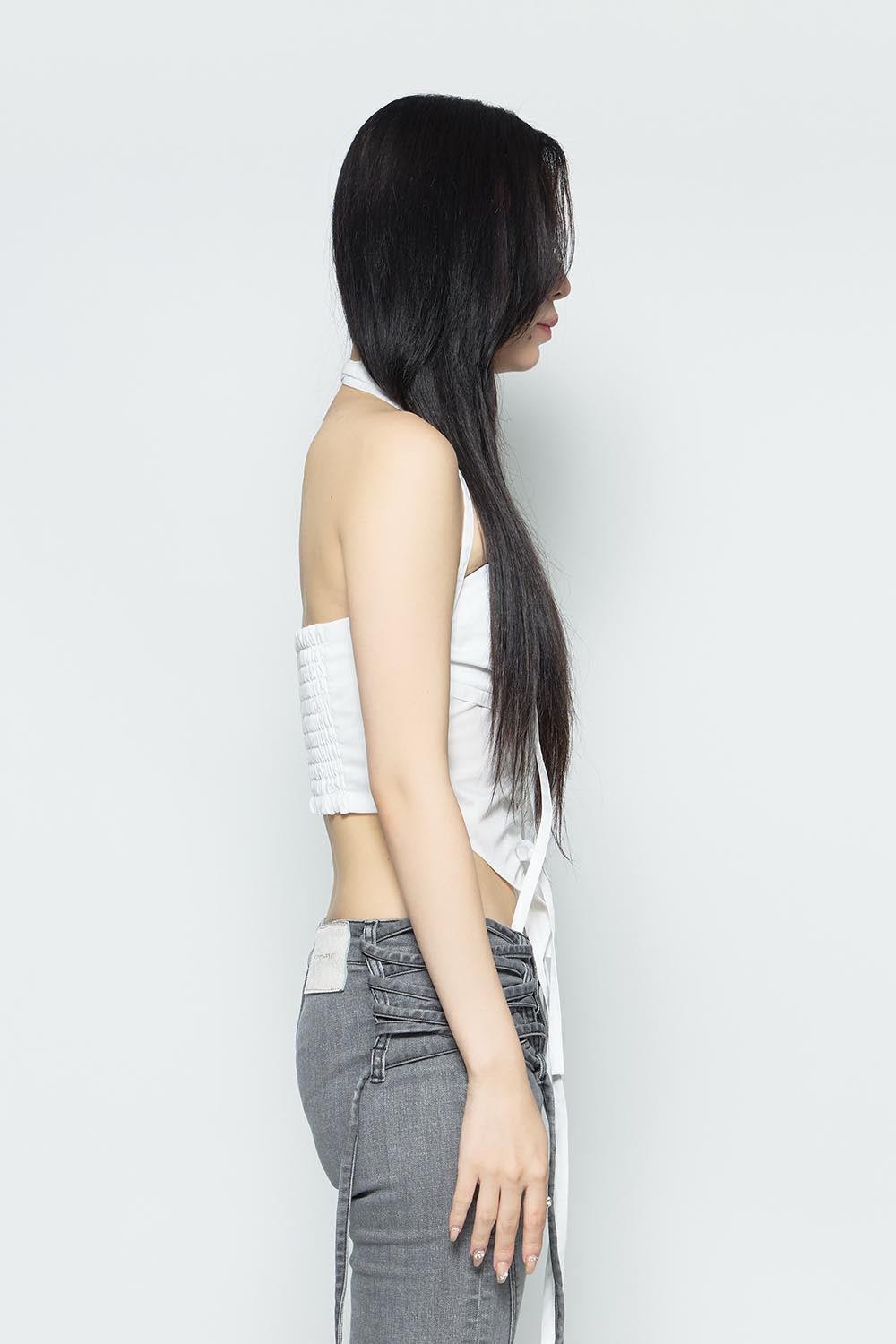 S ribbon gather tops
