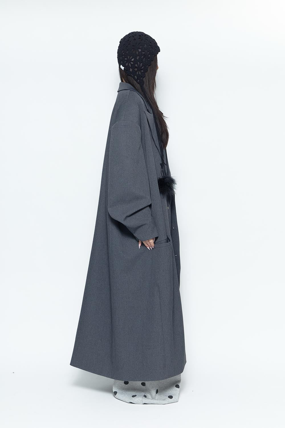 S maxi tailored coat