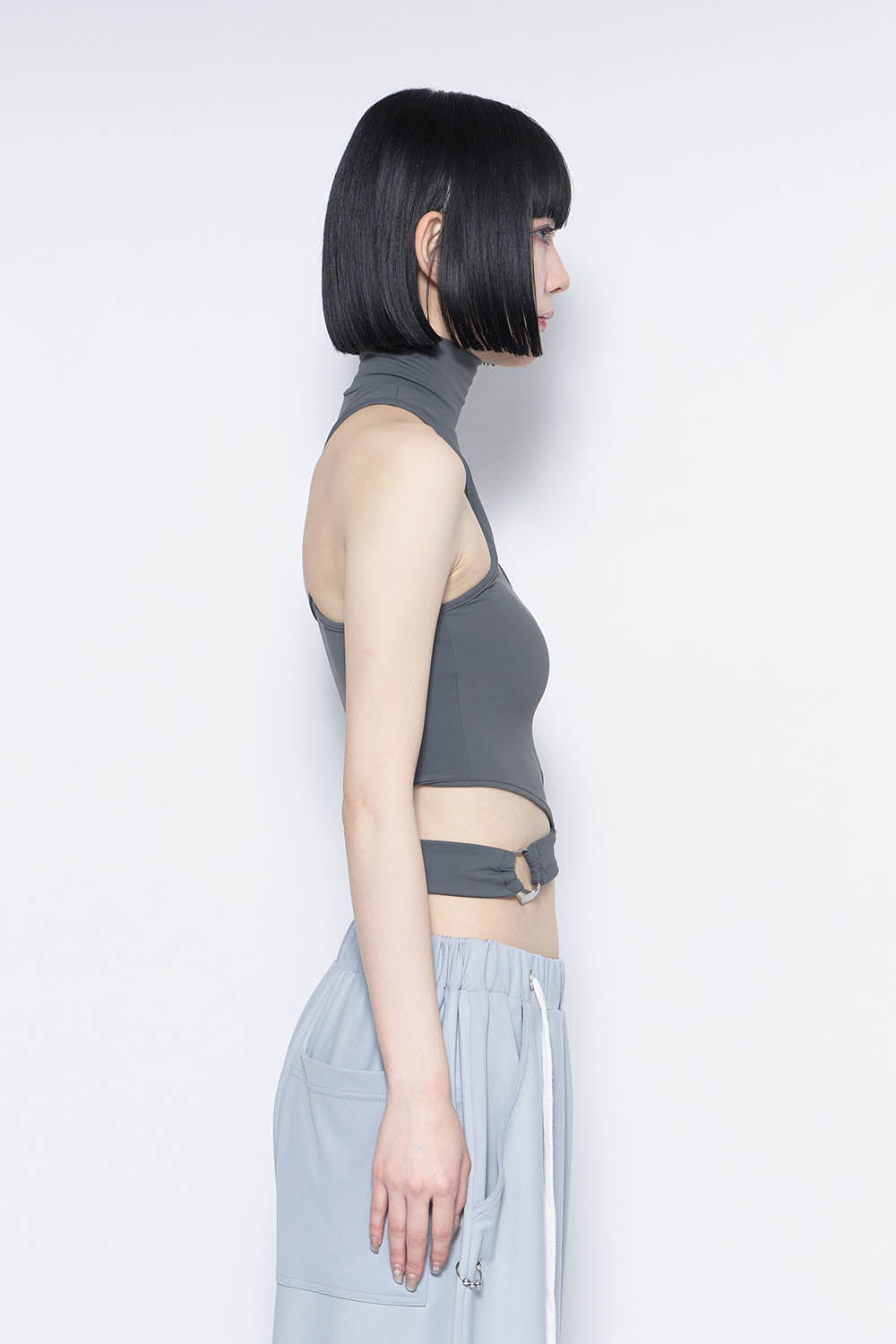 ファッション THEREDTHREAD tops curve ring ザレッドスレッド】S / トップス