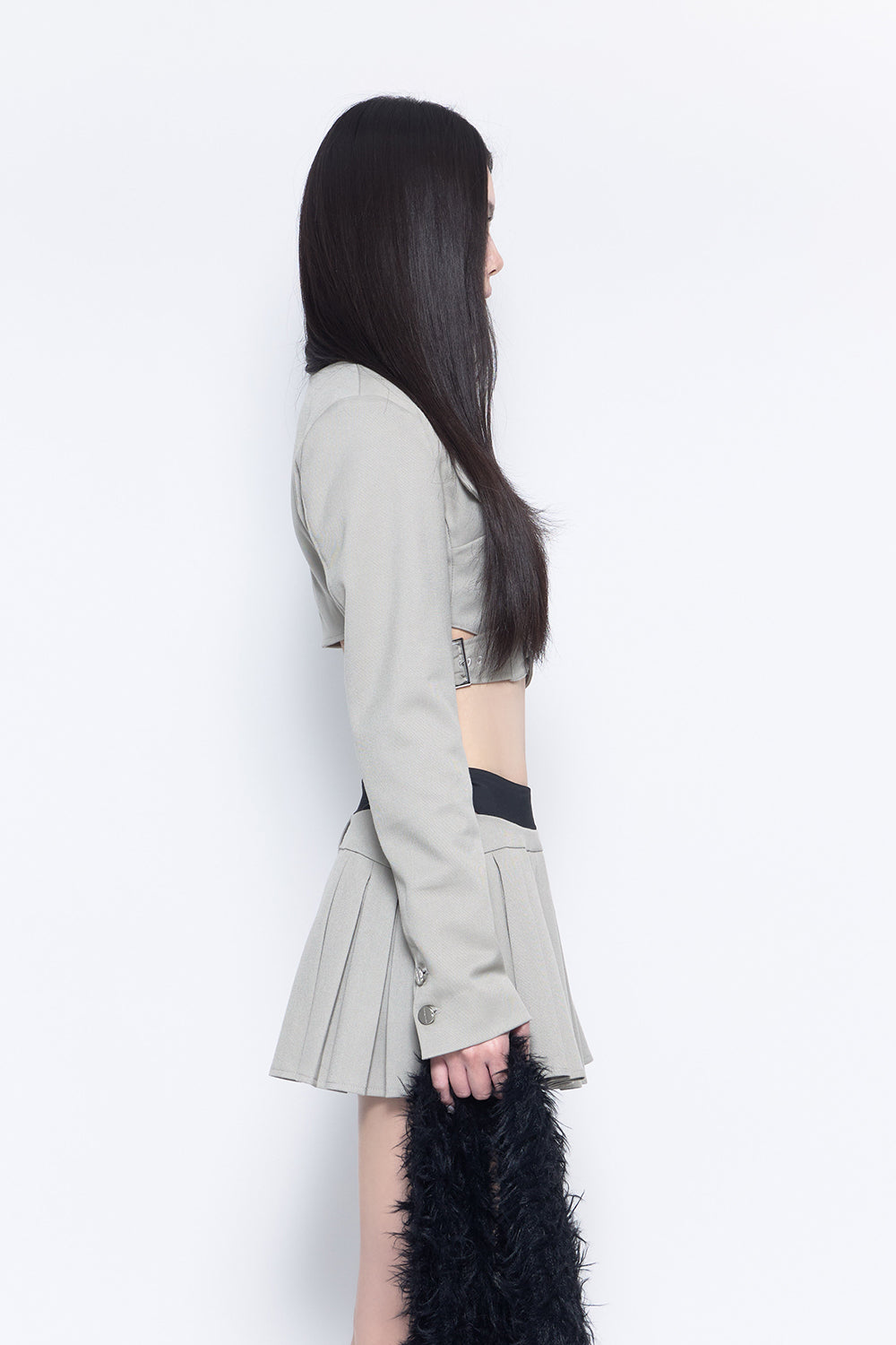S ring jacket cropped