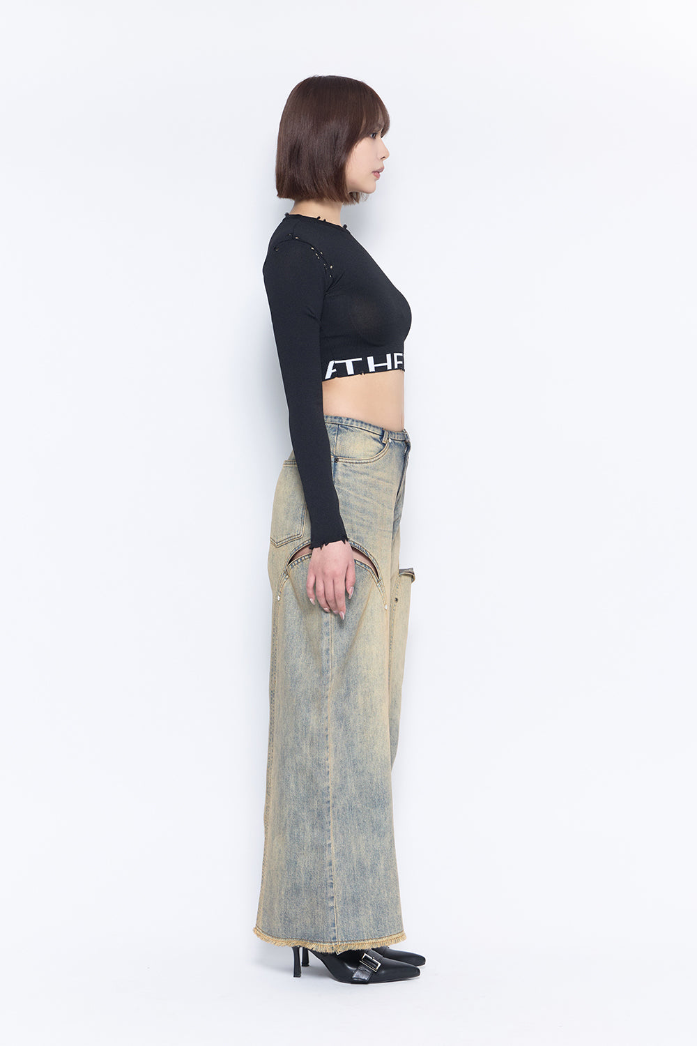 THEREDTHREAD / ザレッドスレッド】S cutting denim 2