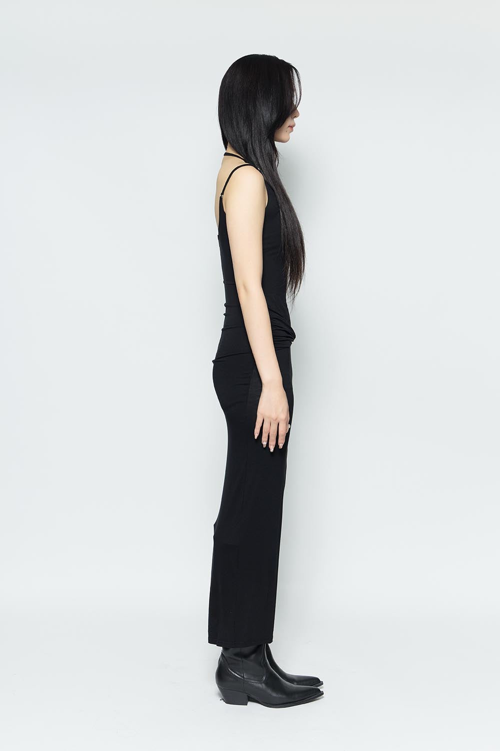 S twist asymmetric dress