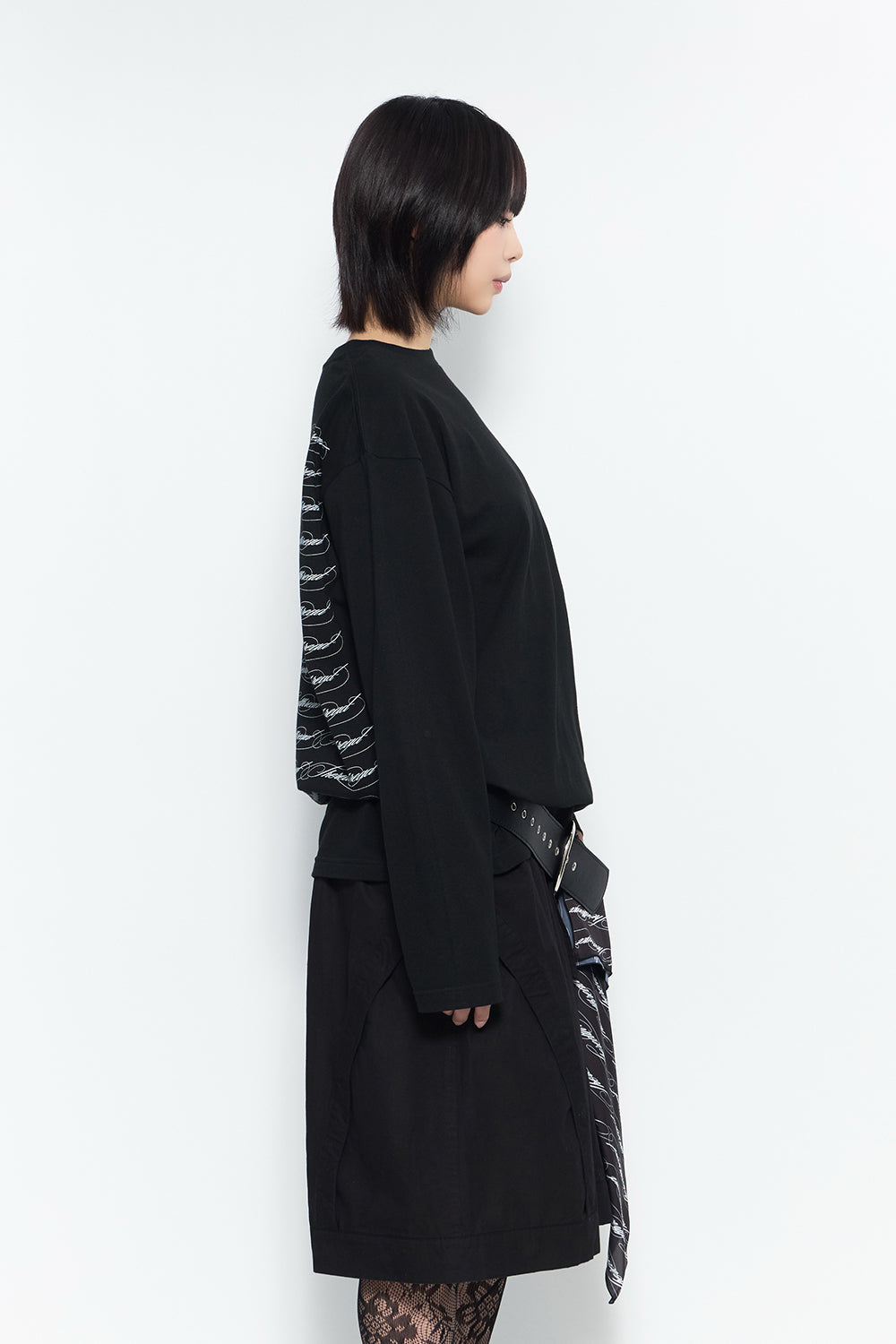 symbol big L/S T-shirt