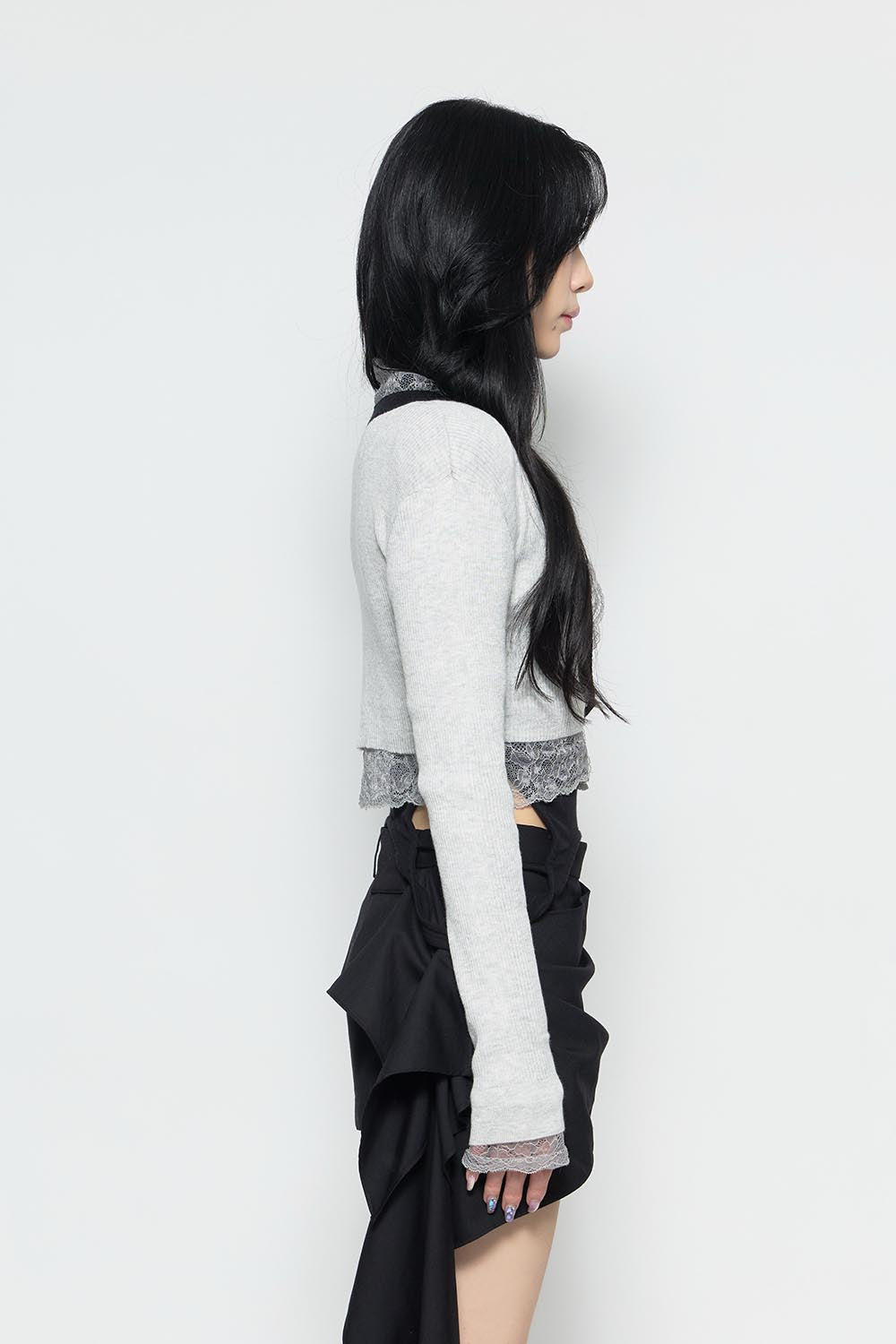 S framed lace tops