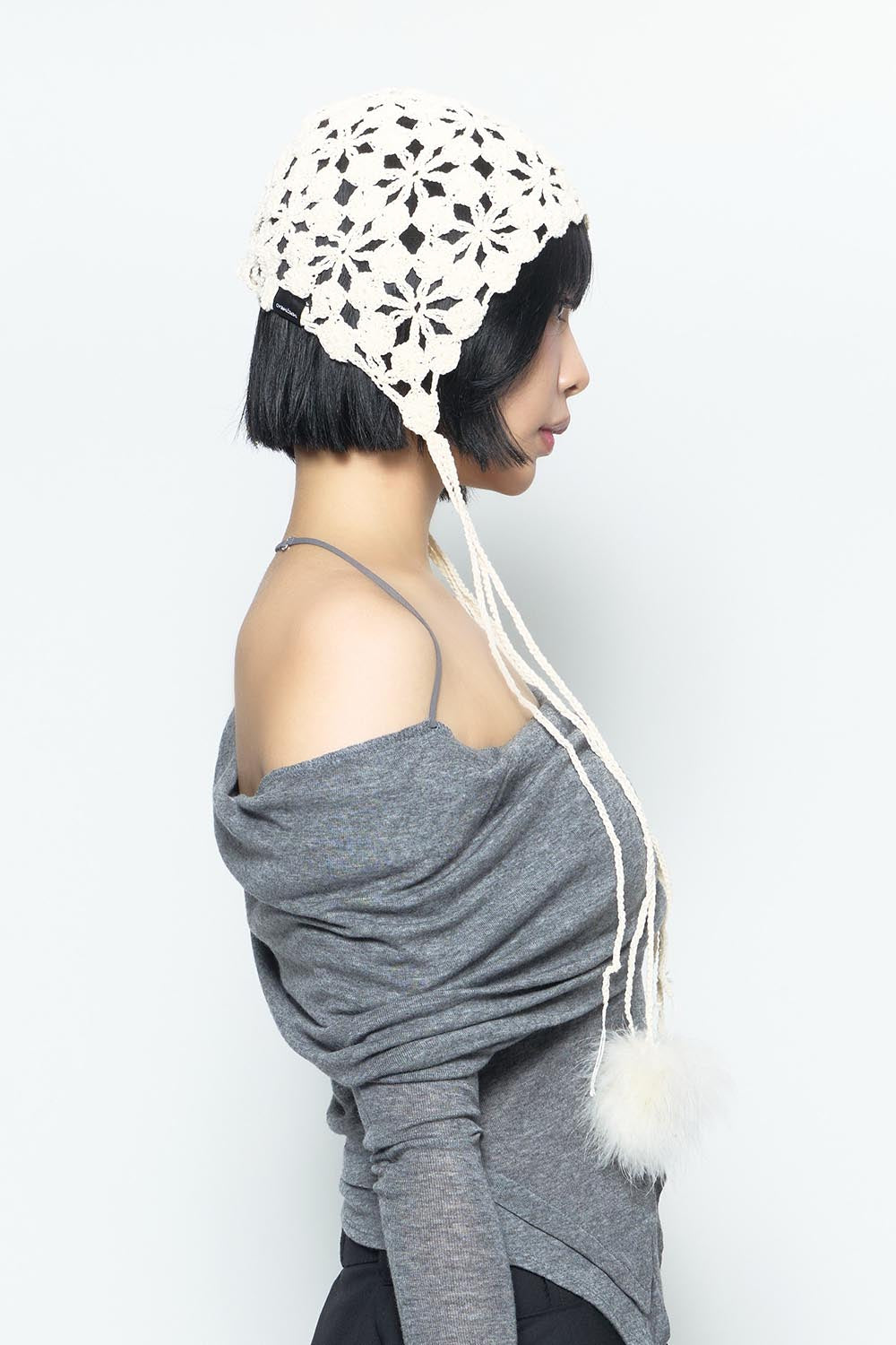 S crochet beanie