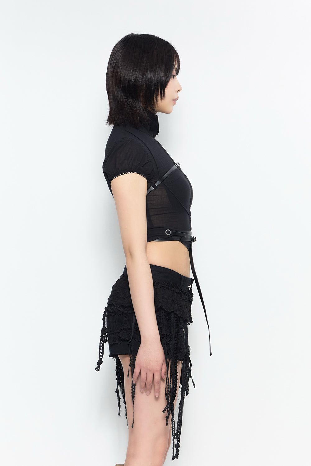 THEREDTHREAD / ザレッドスレッド】harness blouse