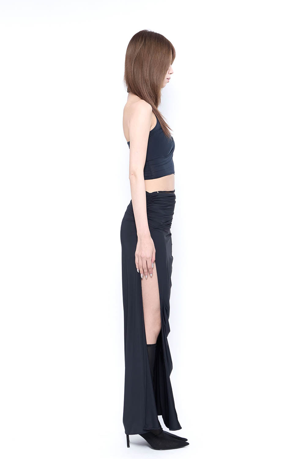 スカート THEREDTHREAD S butterfly gather skirt THEREDTHREAD】S butterfly gather skirt