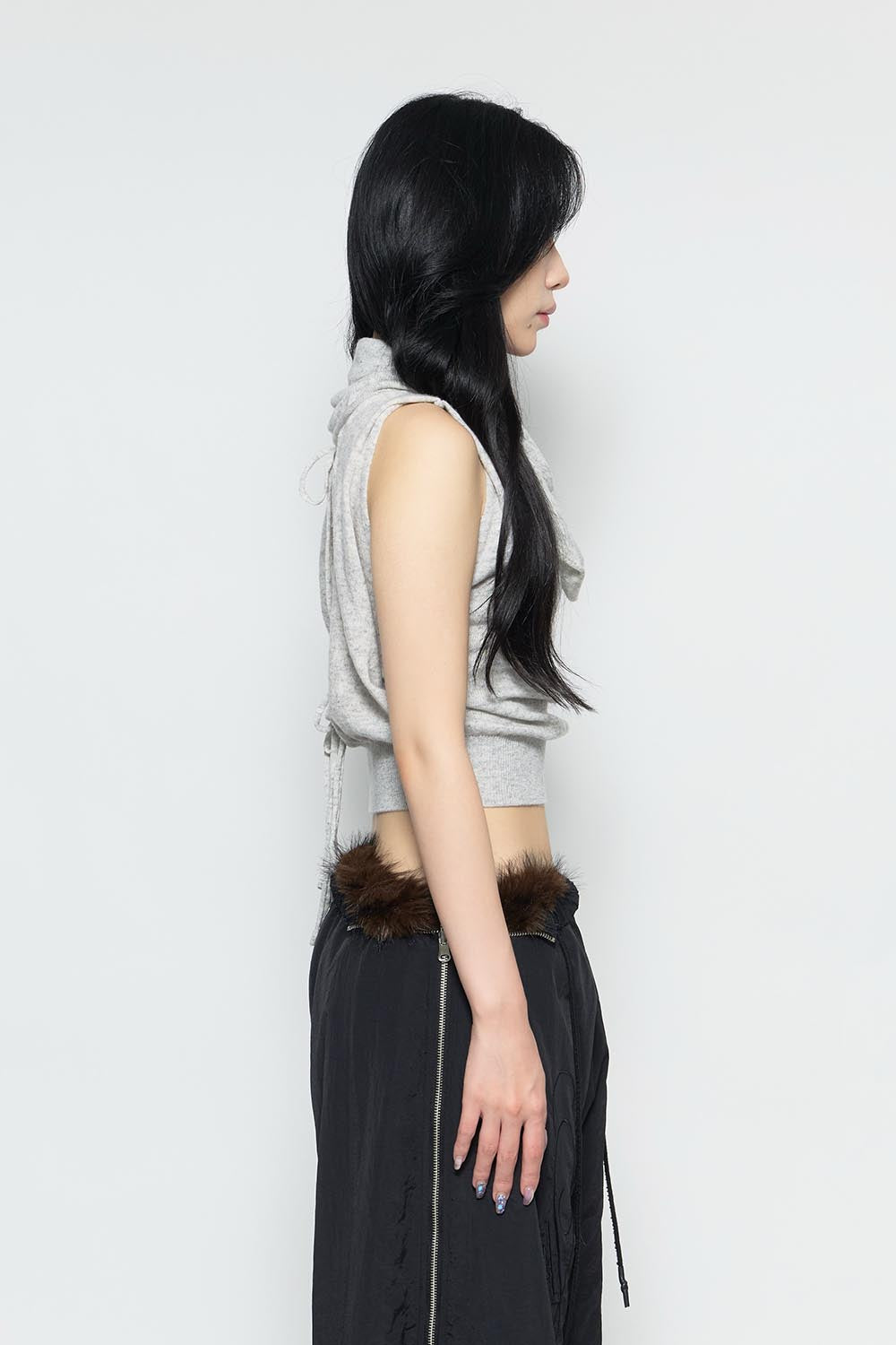 S backless knit tops