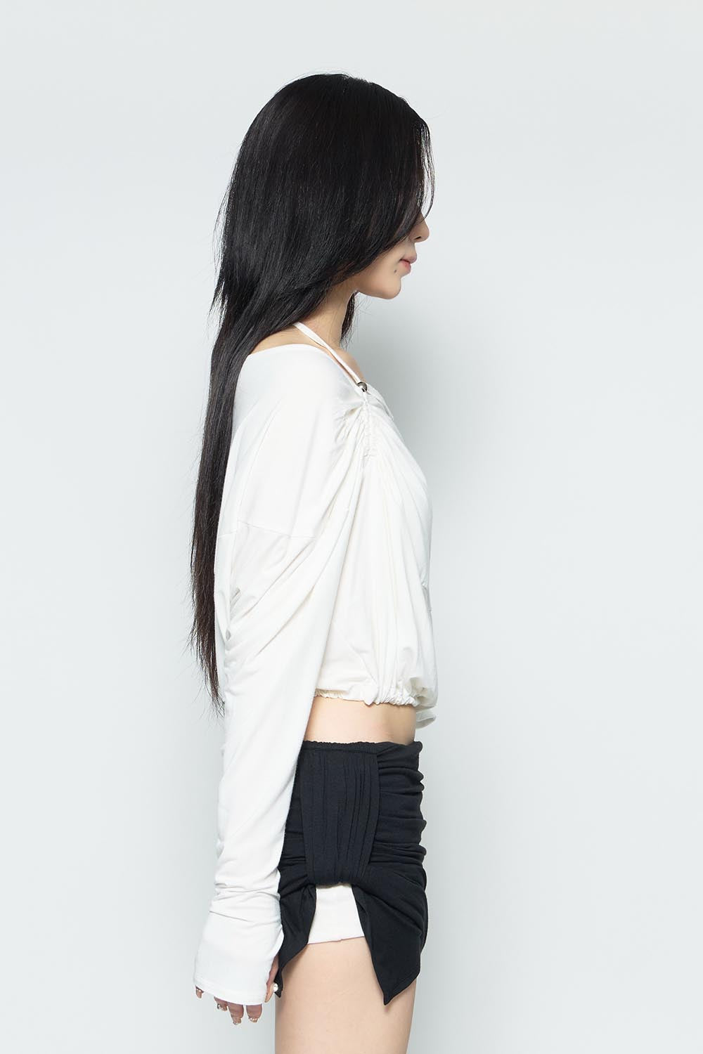 トップス theredthread S slouchy strap tops THEREDTHREAD / ザレッドスレッド】S slouchy strap tops