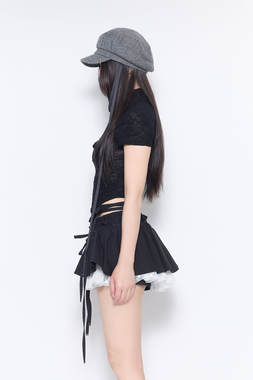 tweed casquette