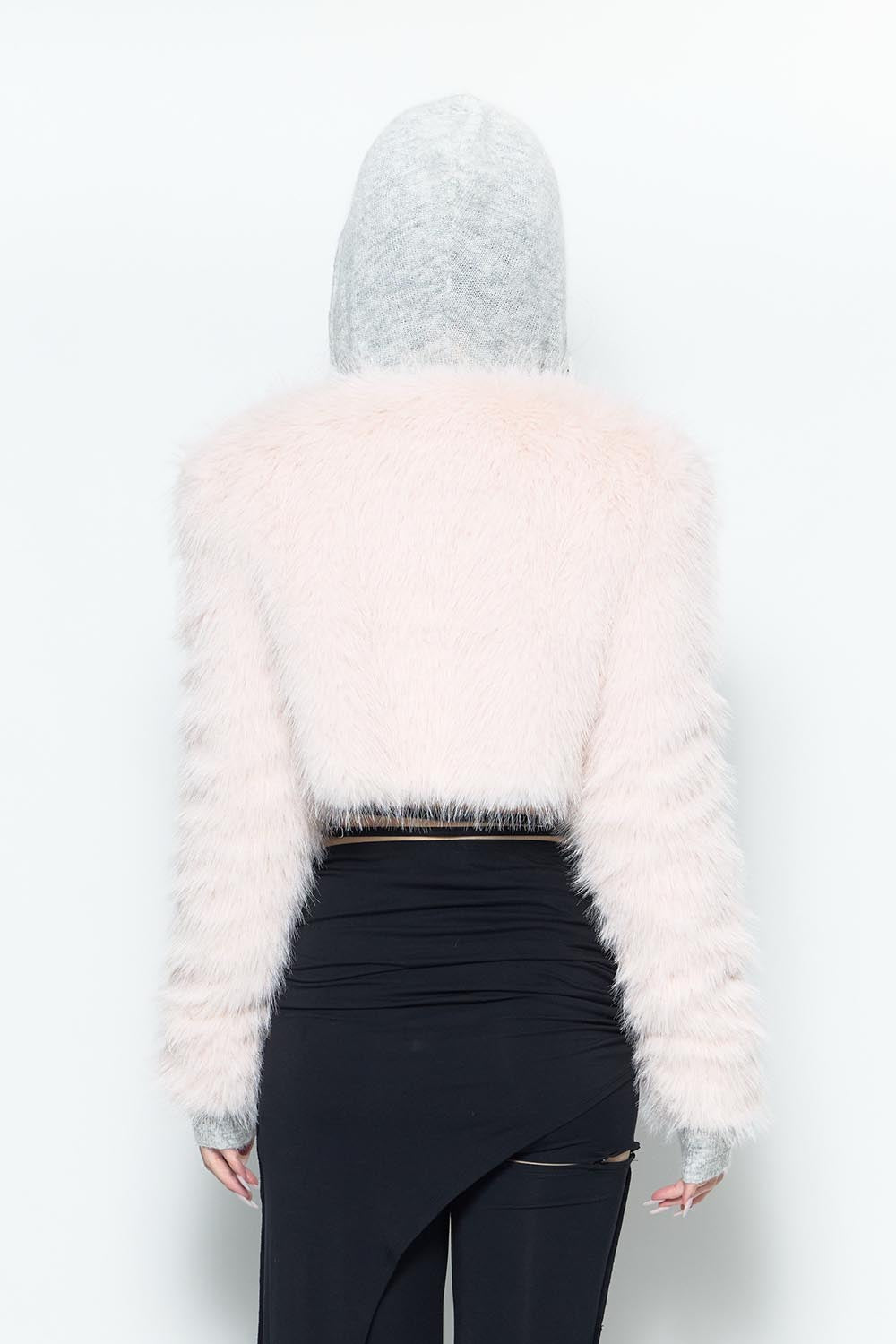S fur jacket short