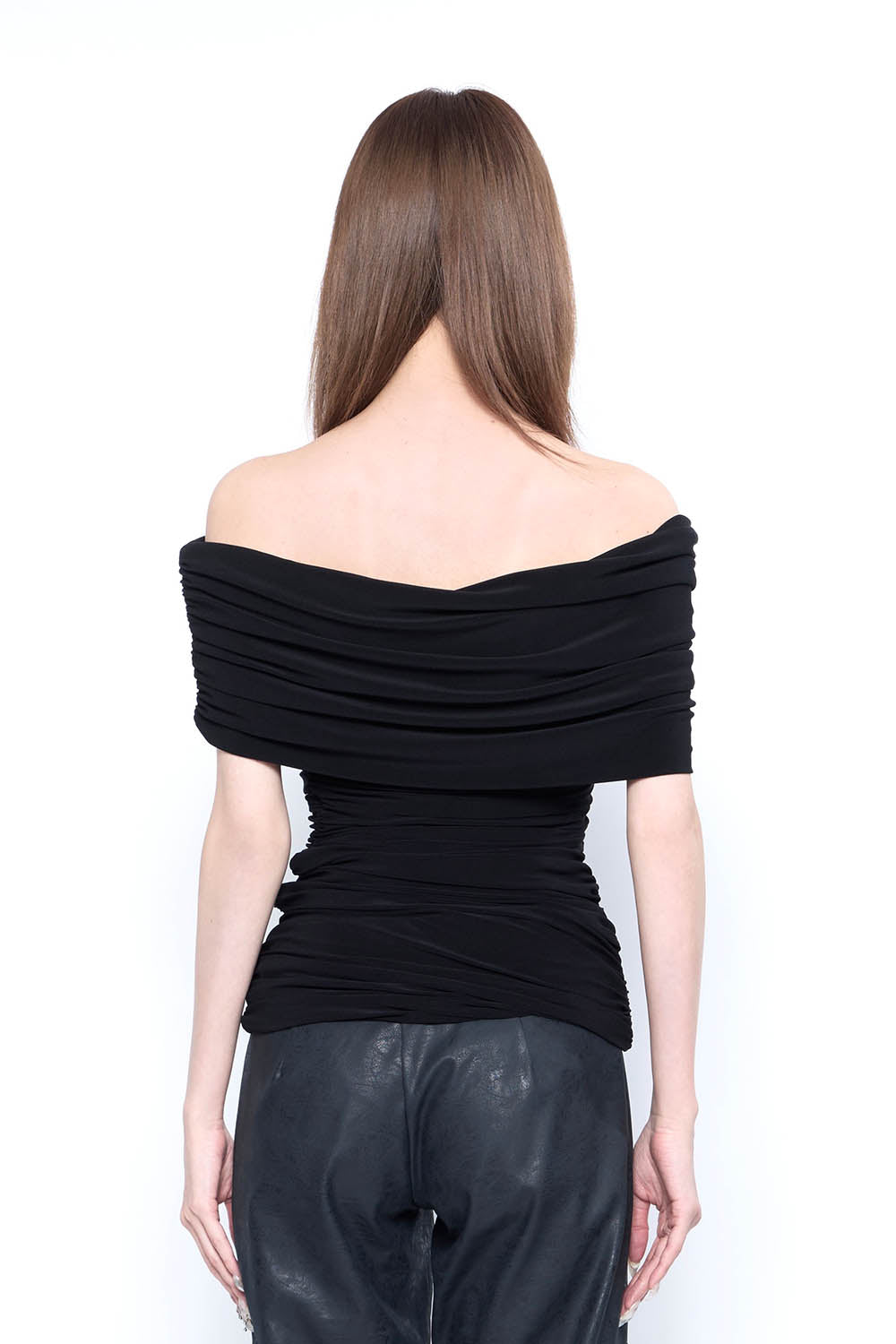 THEREDTHREAD】S drop off shoulder tops