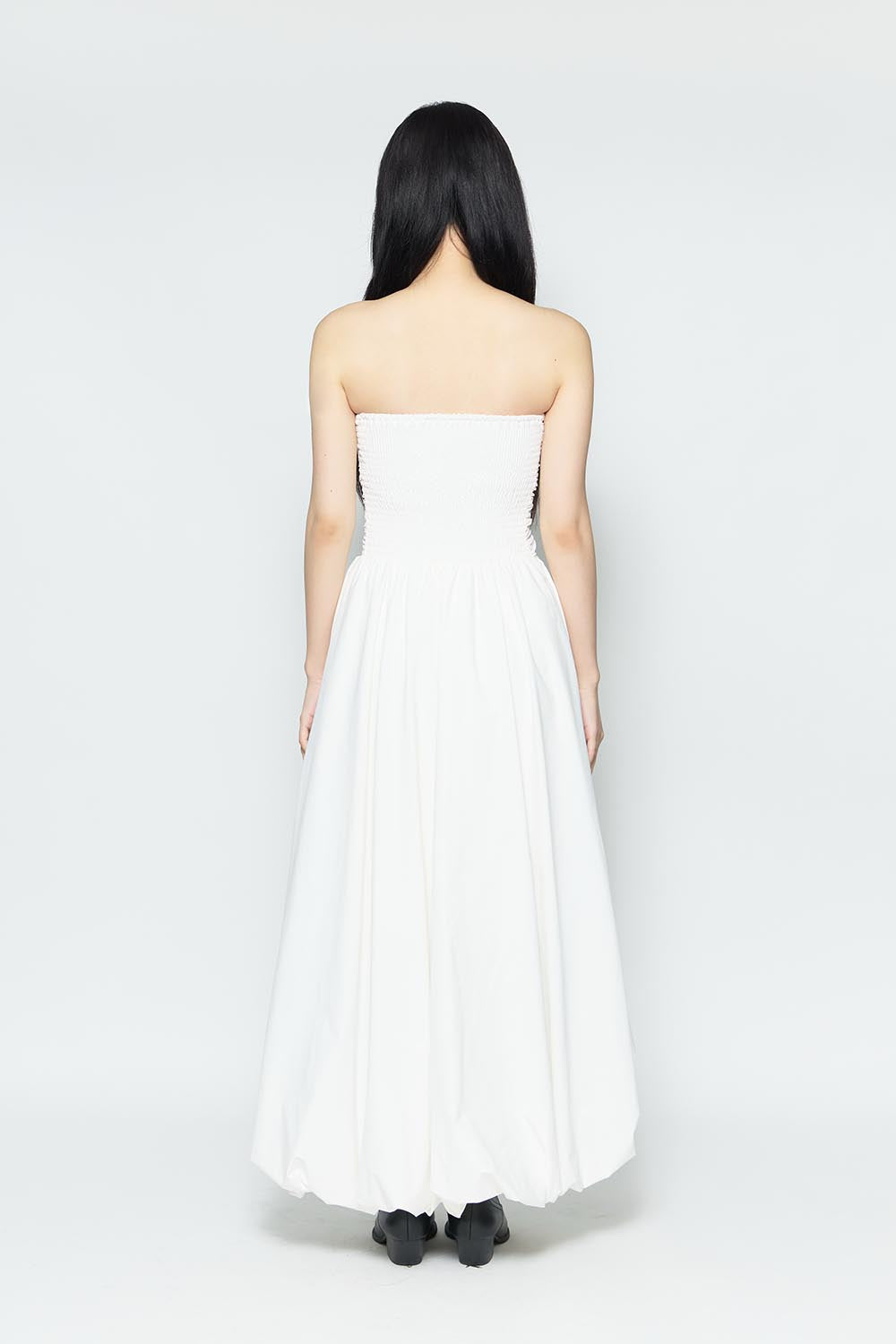 S balloon long dress