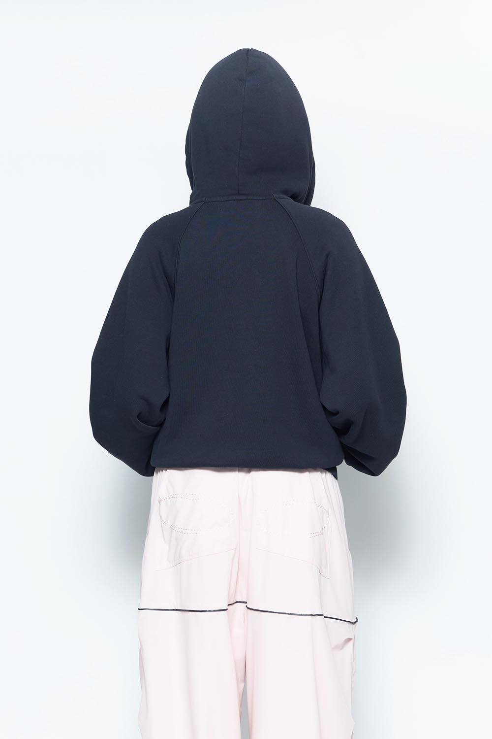 S fleece zip up hoodie
