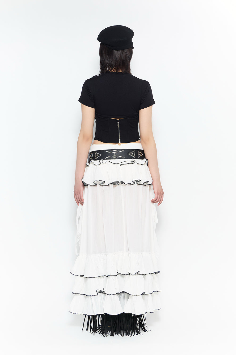 frontier tiered skirt