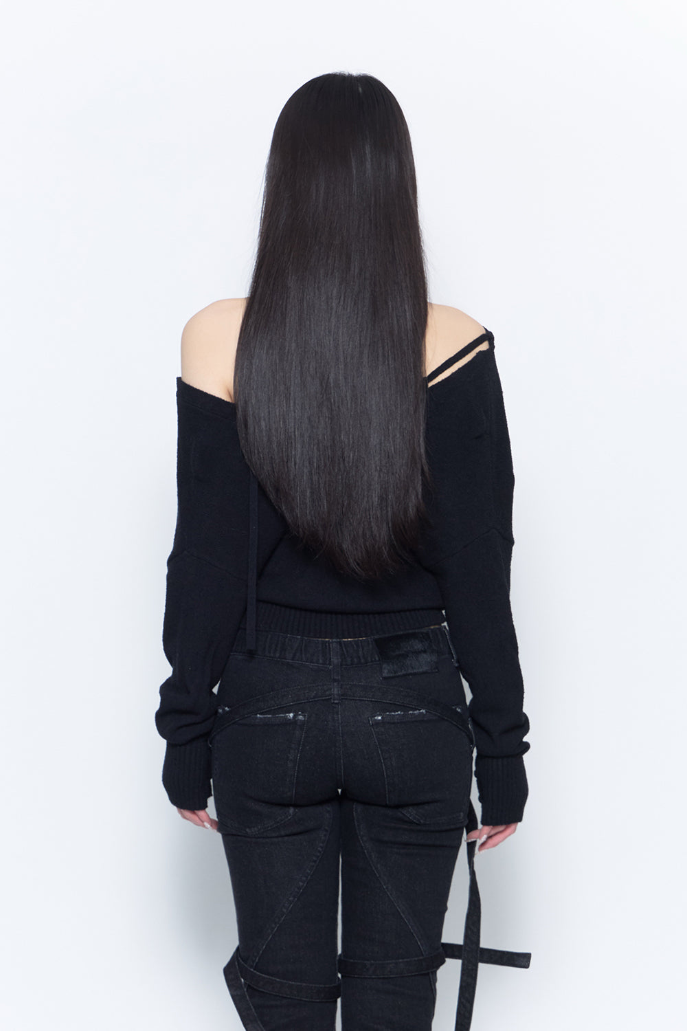 string knit cardigan