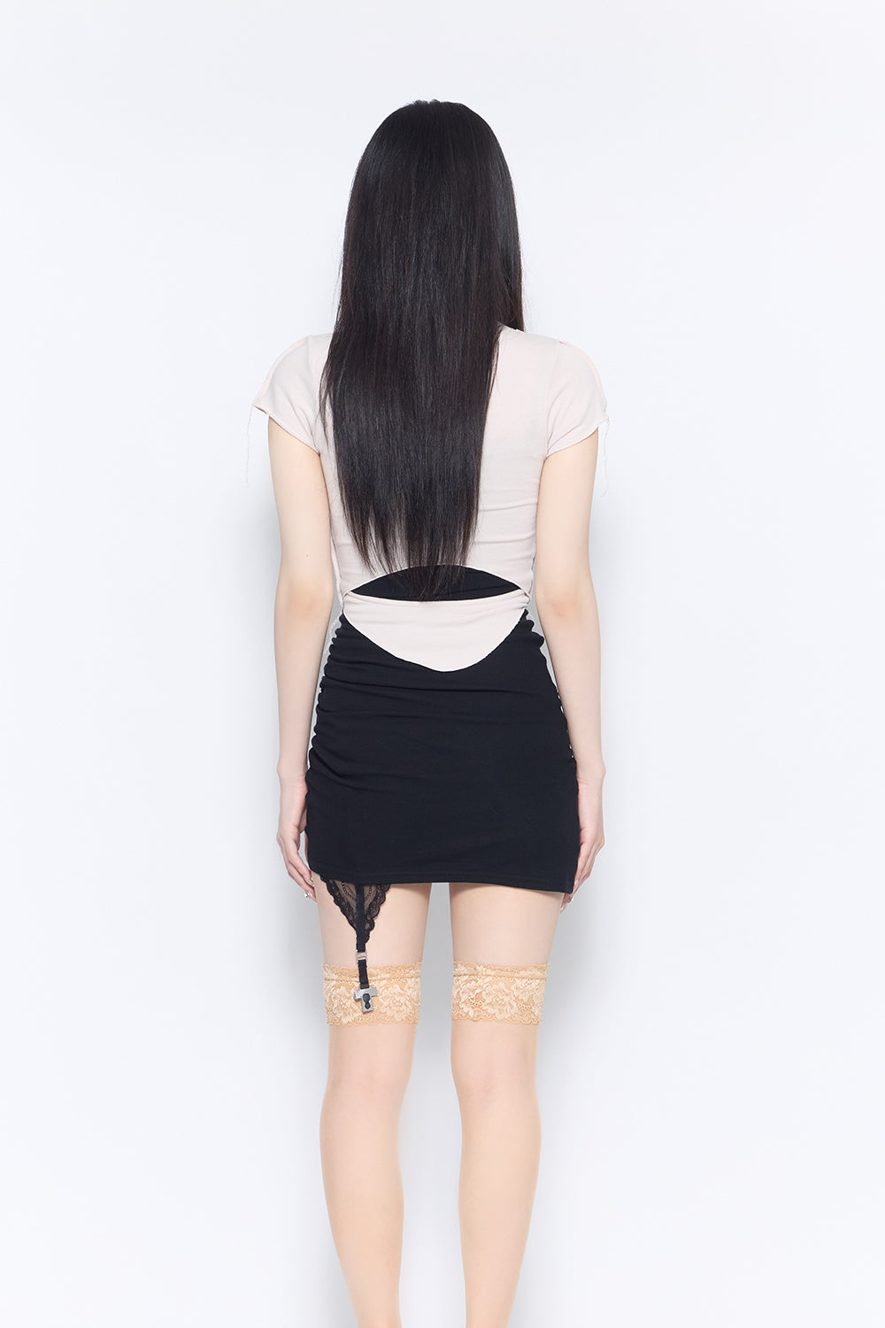 double button curve tops