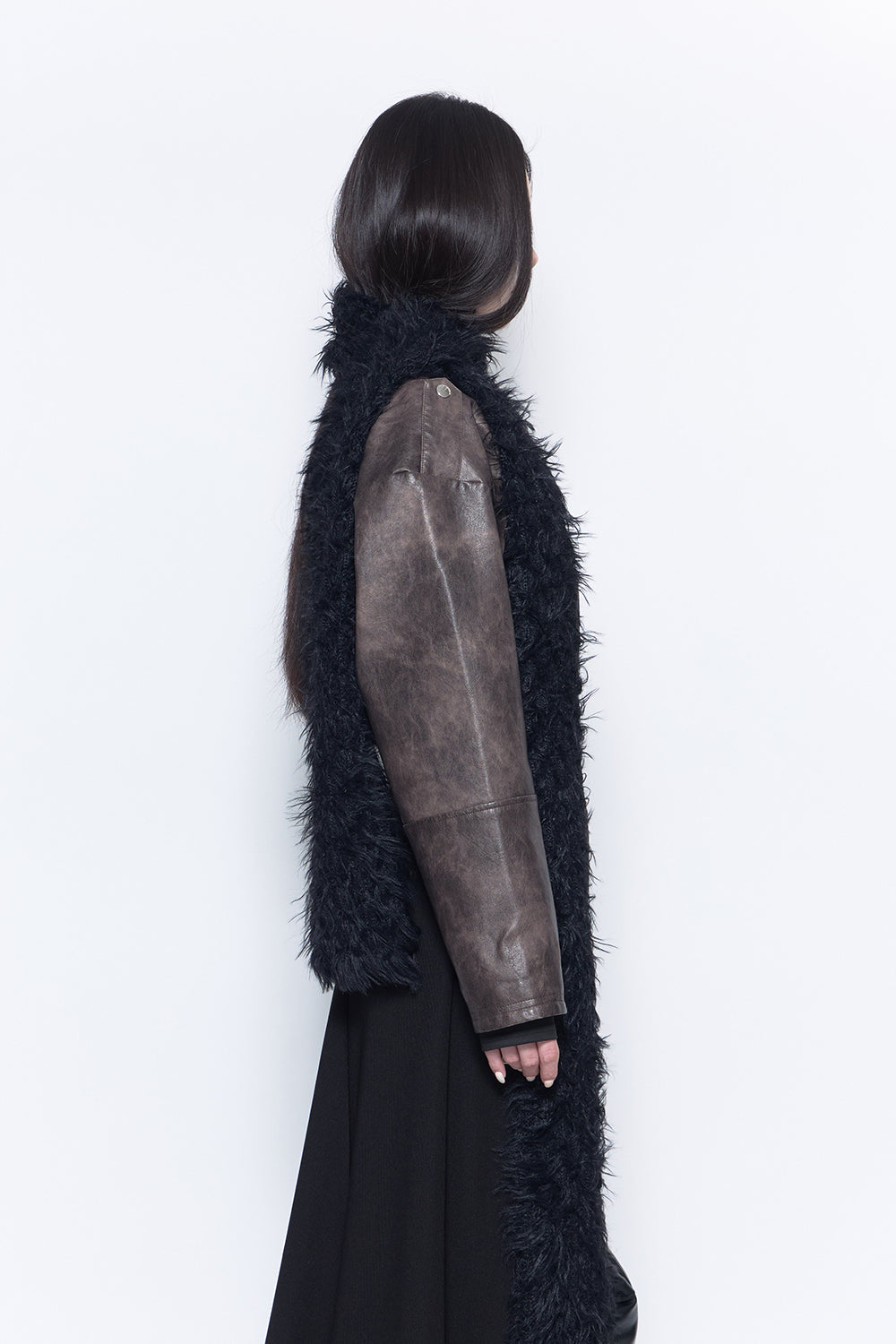 fake leather jacket
