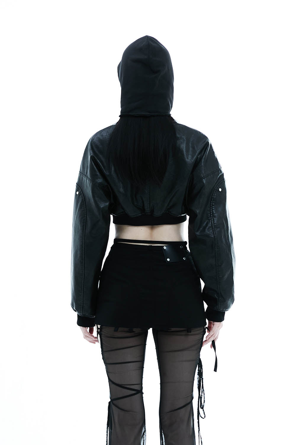 THEREDTHREAD / ザレッドスレッド】S leather jacket cropped