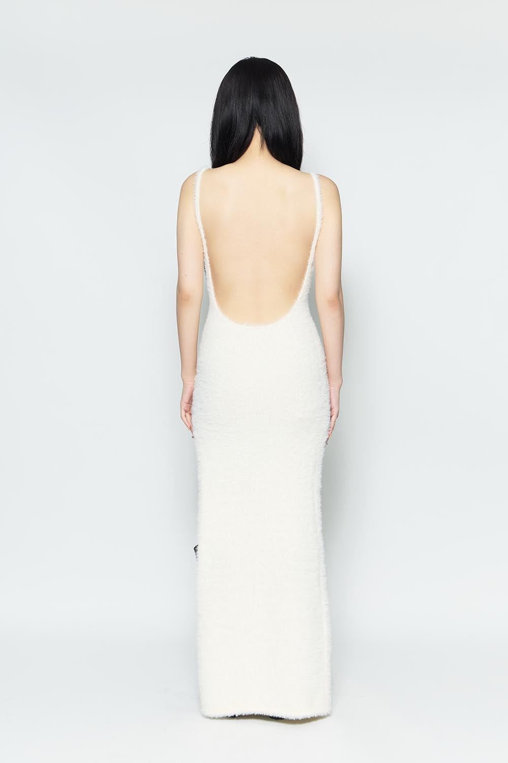 S fluffy long dress