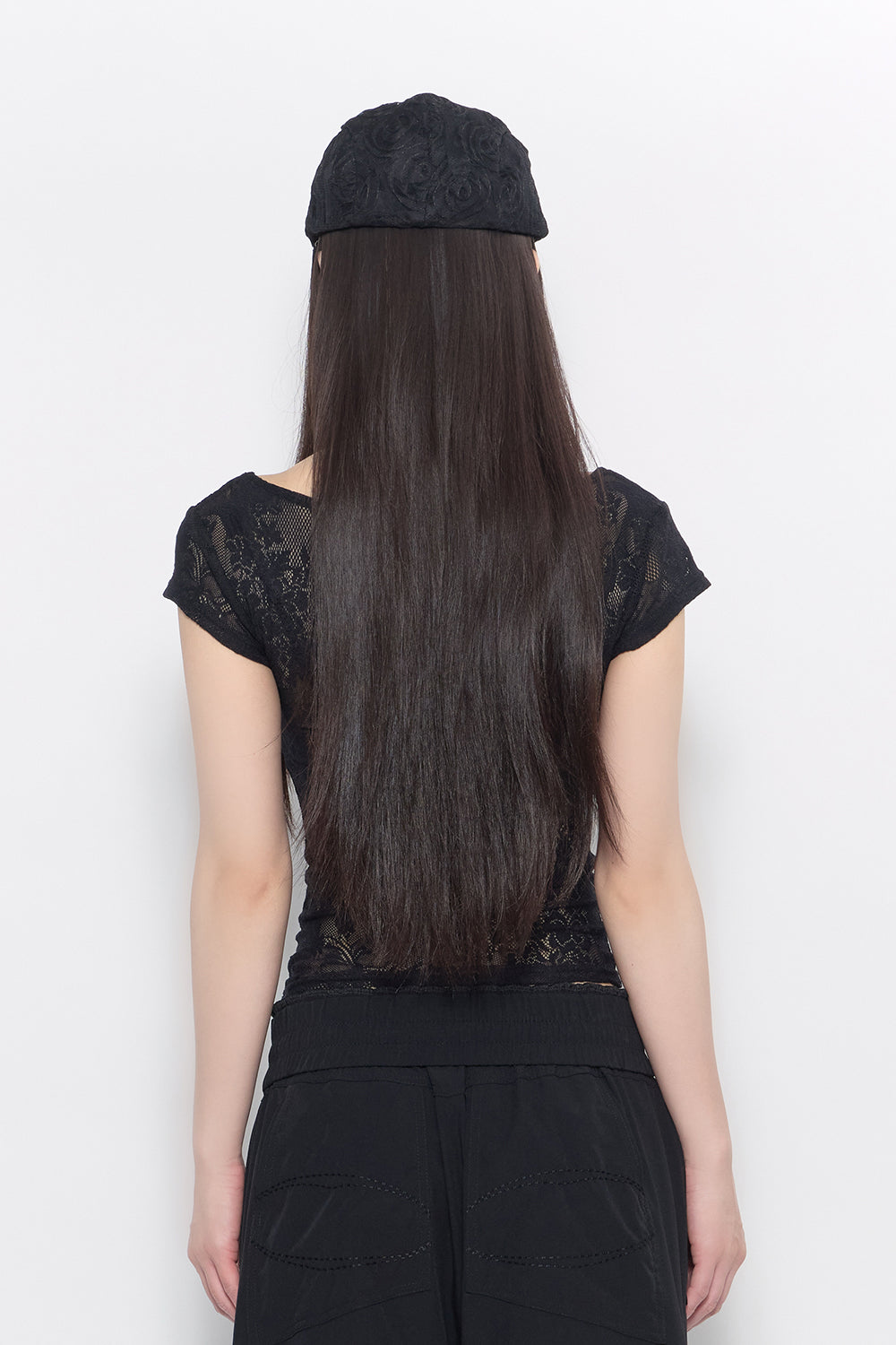 rosette hunting cap