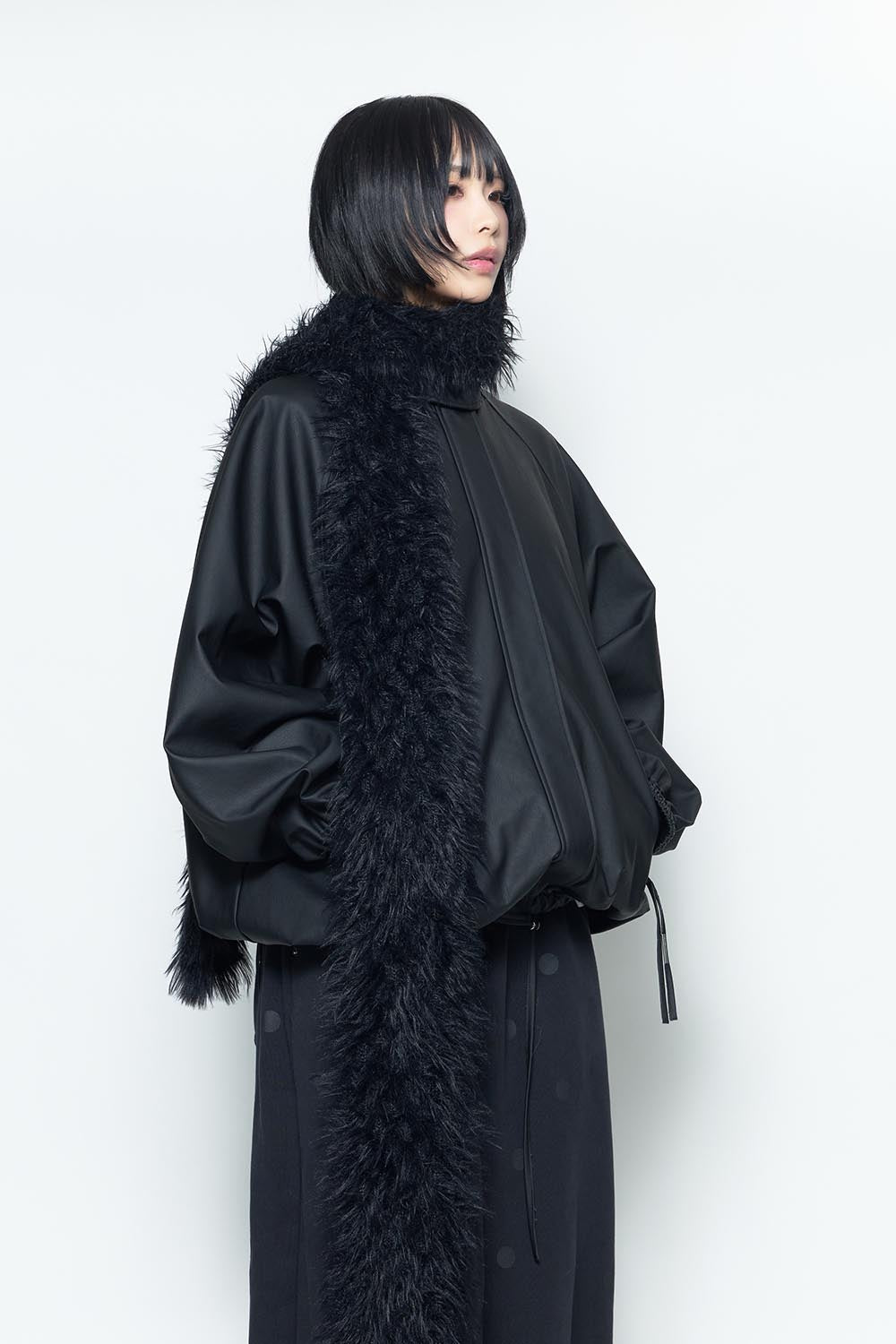 S overfit stitch jacket