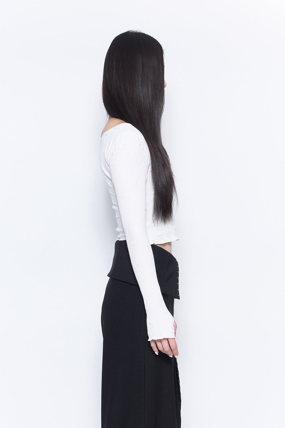 本日限定　embroidery thermal tops THEREDTHREAD / ザレッドスレッド】embroidery thermal tops