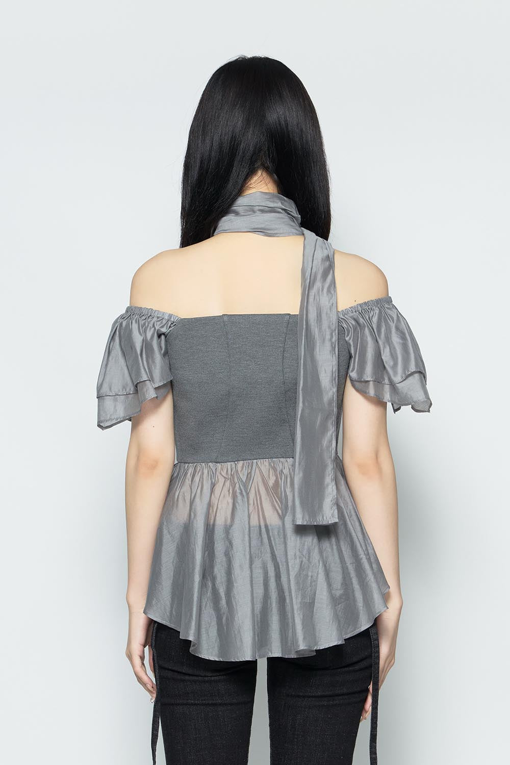 S ruffle stole tops
