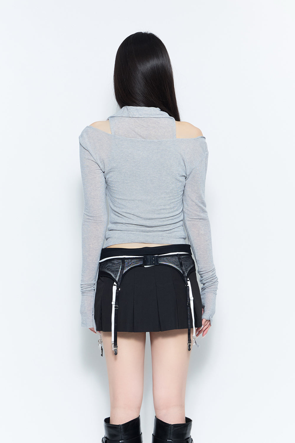 トップス theredthread fluid layered tops THEREDTHREAD】fluid layered tops