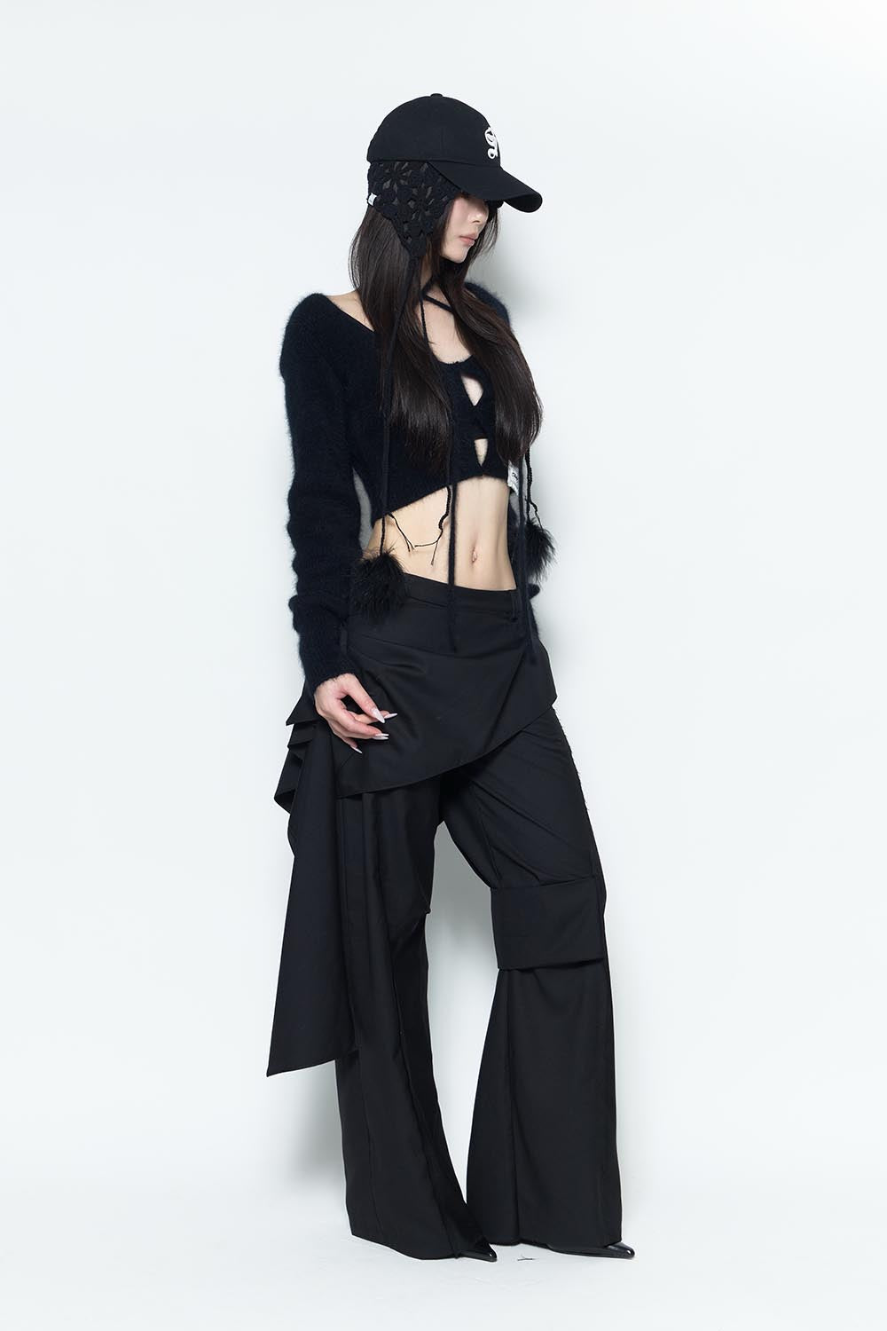 パンツ S lace up leggings cocoon THEREDTHREAD L and L Stuff - Coobie Women's Lace Ankle Leggings