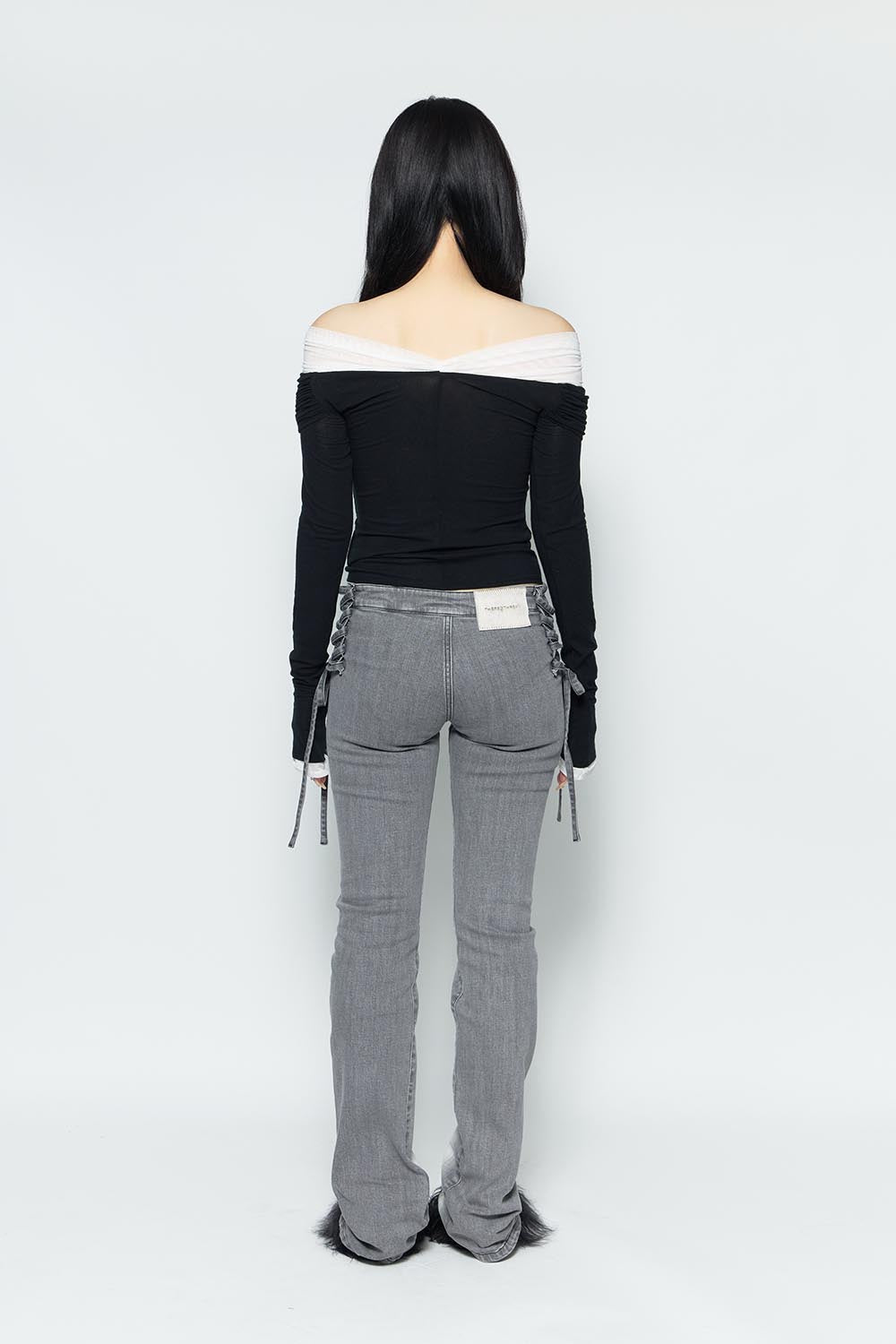 S lace up denim 1