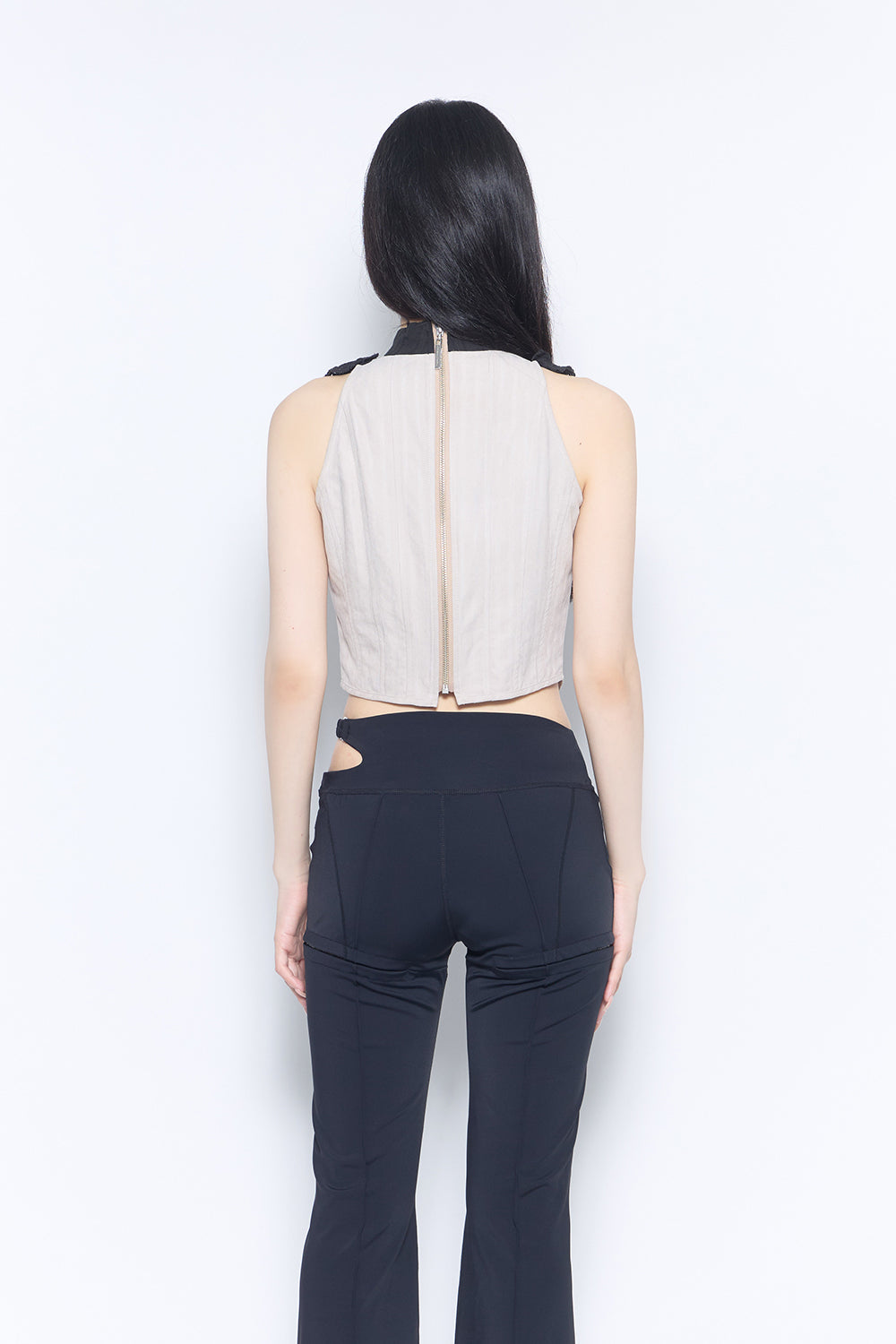 bib corset blouse