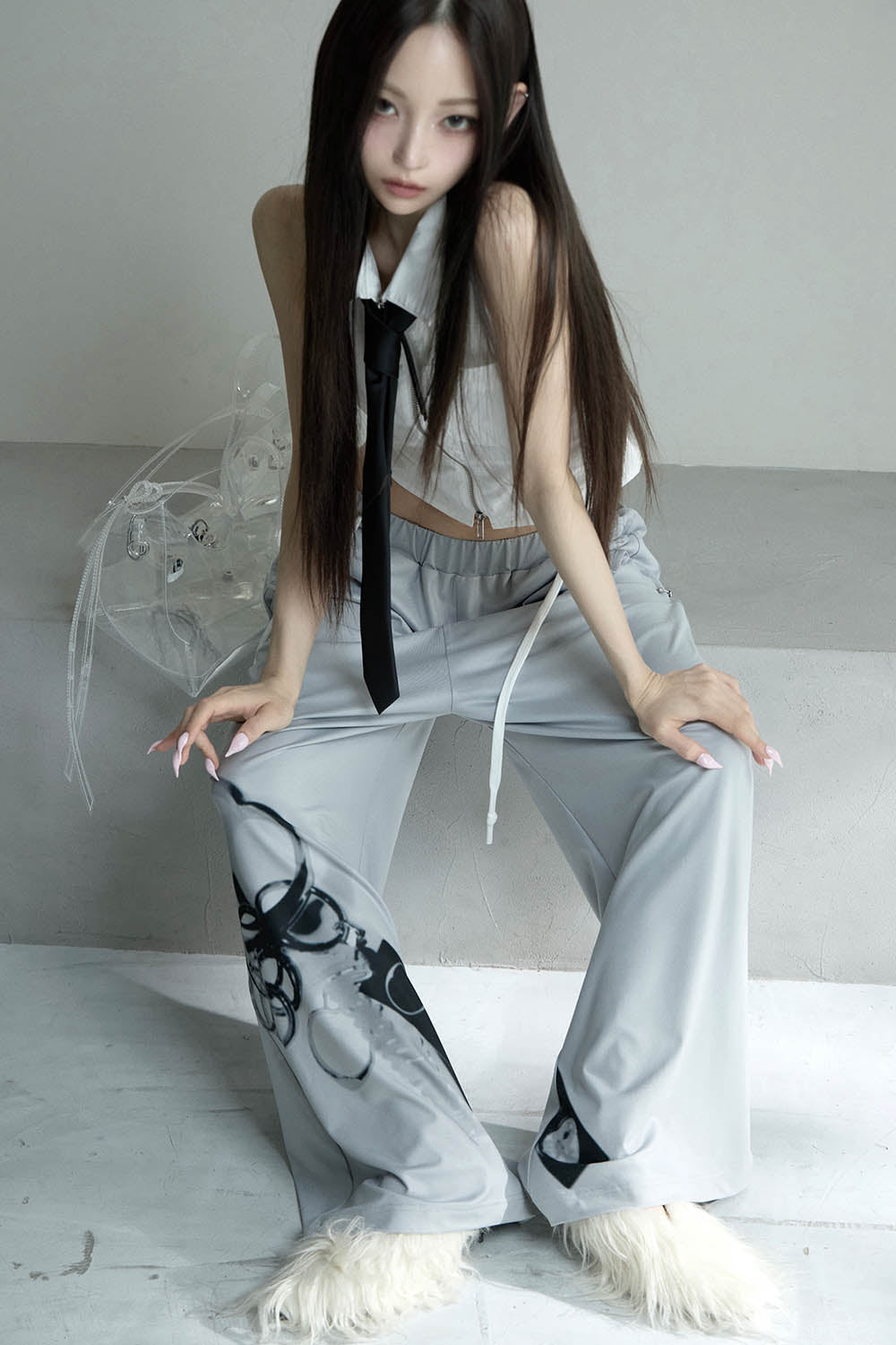 THEREDTHREAD / ザレッドスレッド】S hairy fur mule