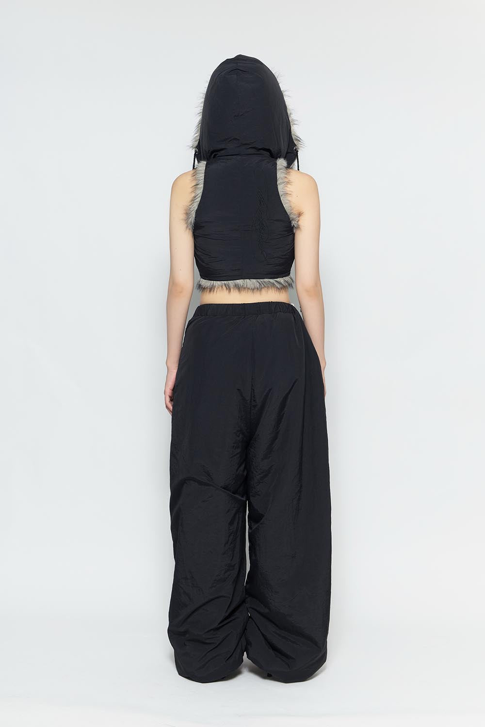 S flip fur pants