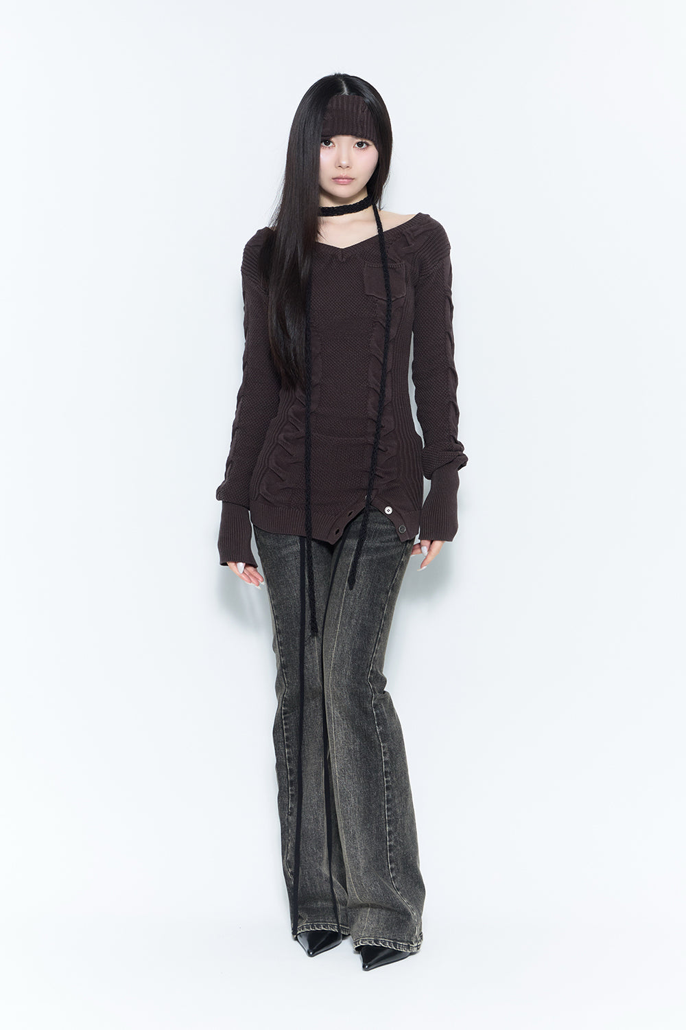 corded fit denim