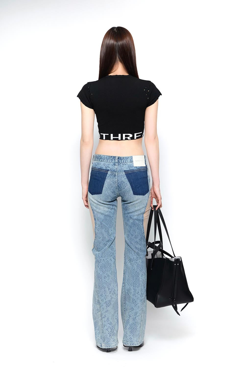 THEREDTHREAD / ザレッドスレッド】S cutting denim 3 lace