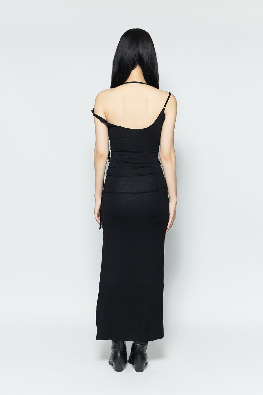 S twist asymmetric dress