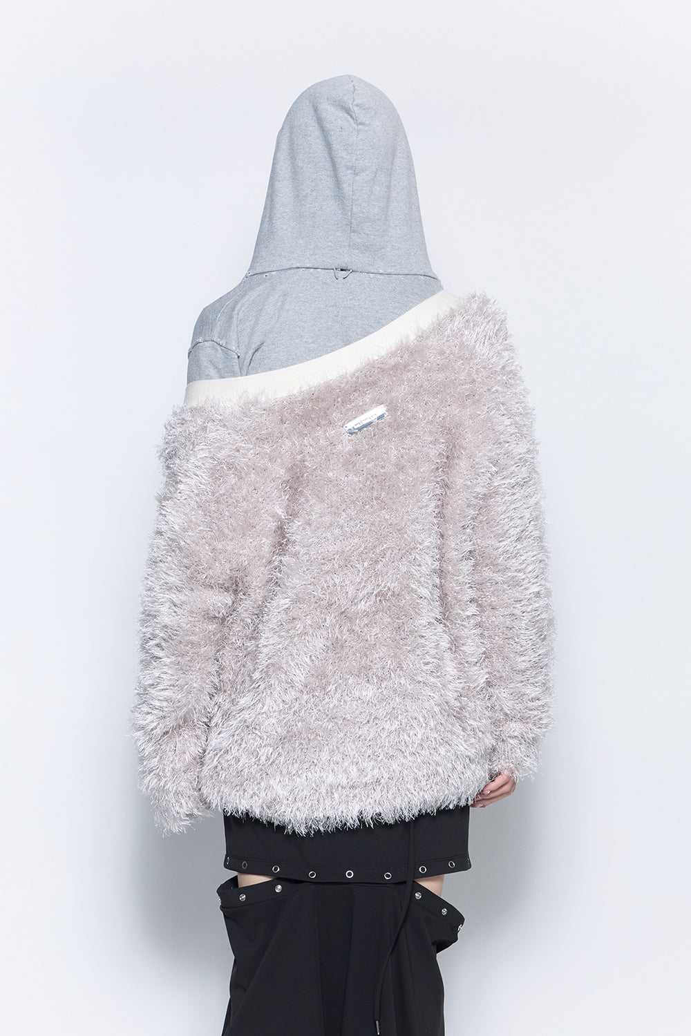 basic shaggy cardigan