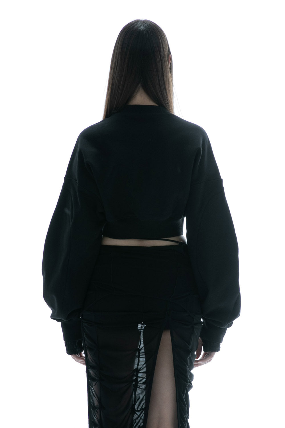 S sweat jacket cropped