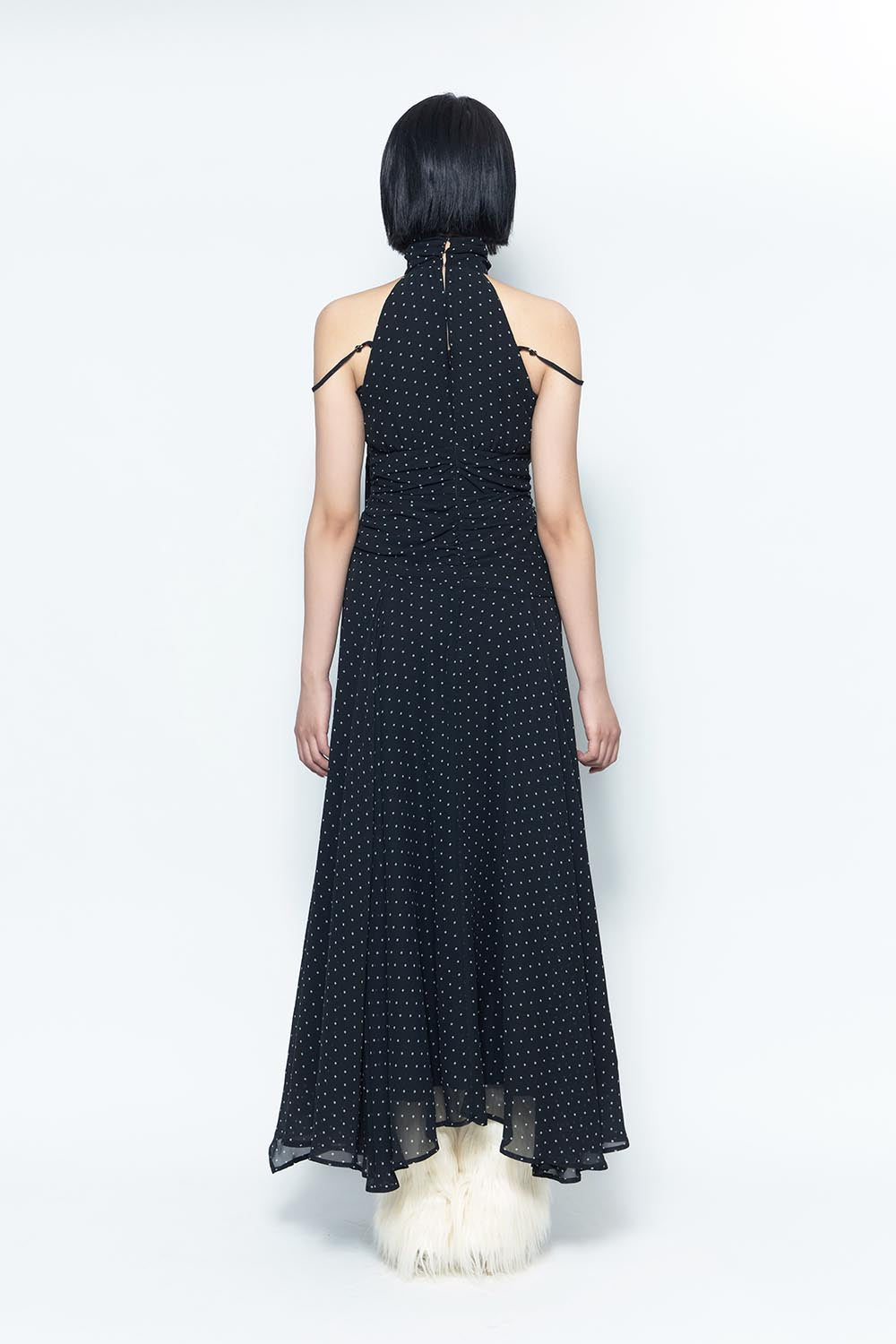 THEREDTHREAD / ザレッドスレッド】S misty dot dress