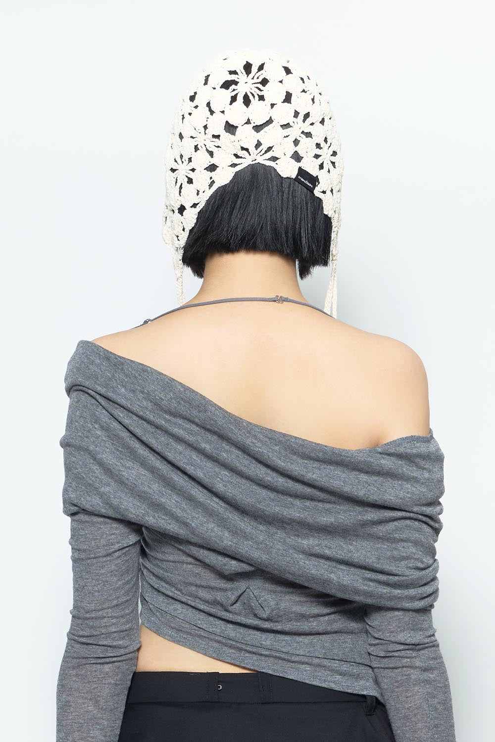 S crochet beanie