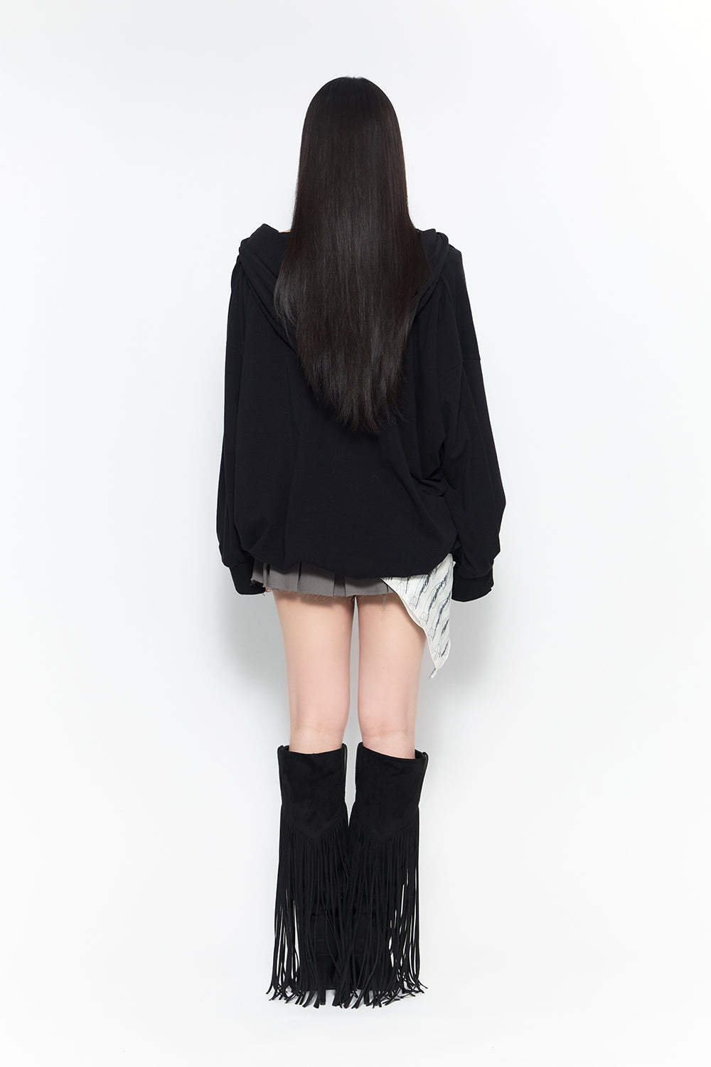 THEREDTHREAD / ザレッドスレッド】scarf pleated mini