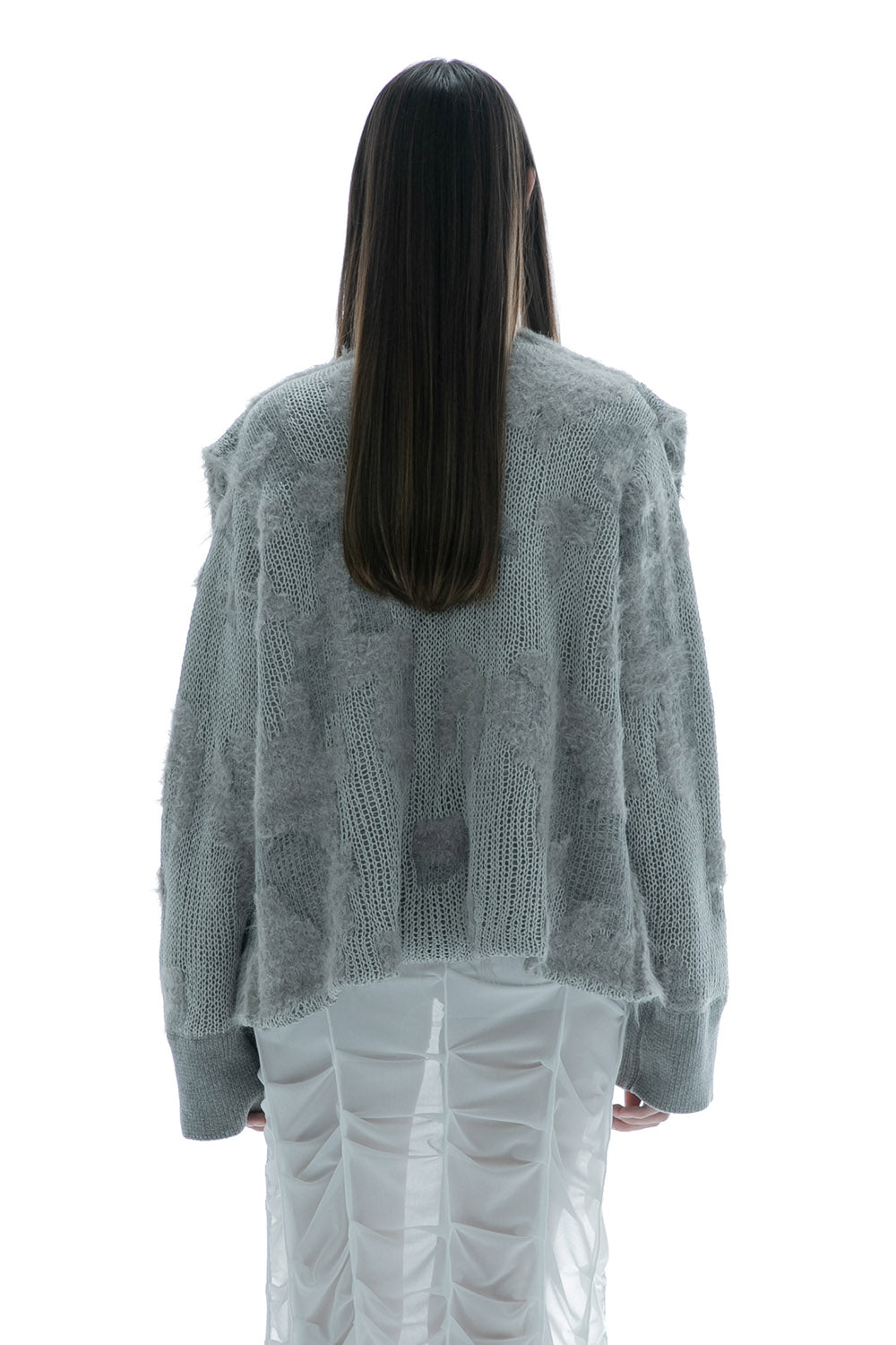 S tail cardigan long