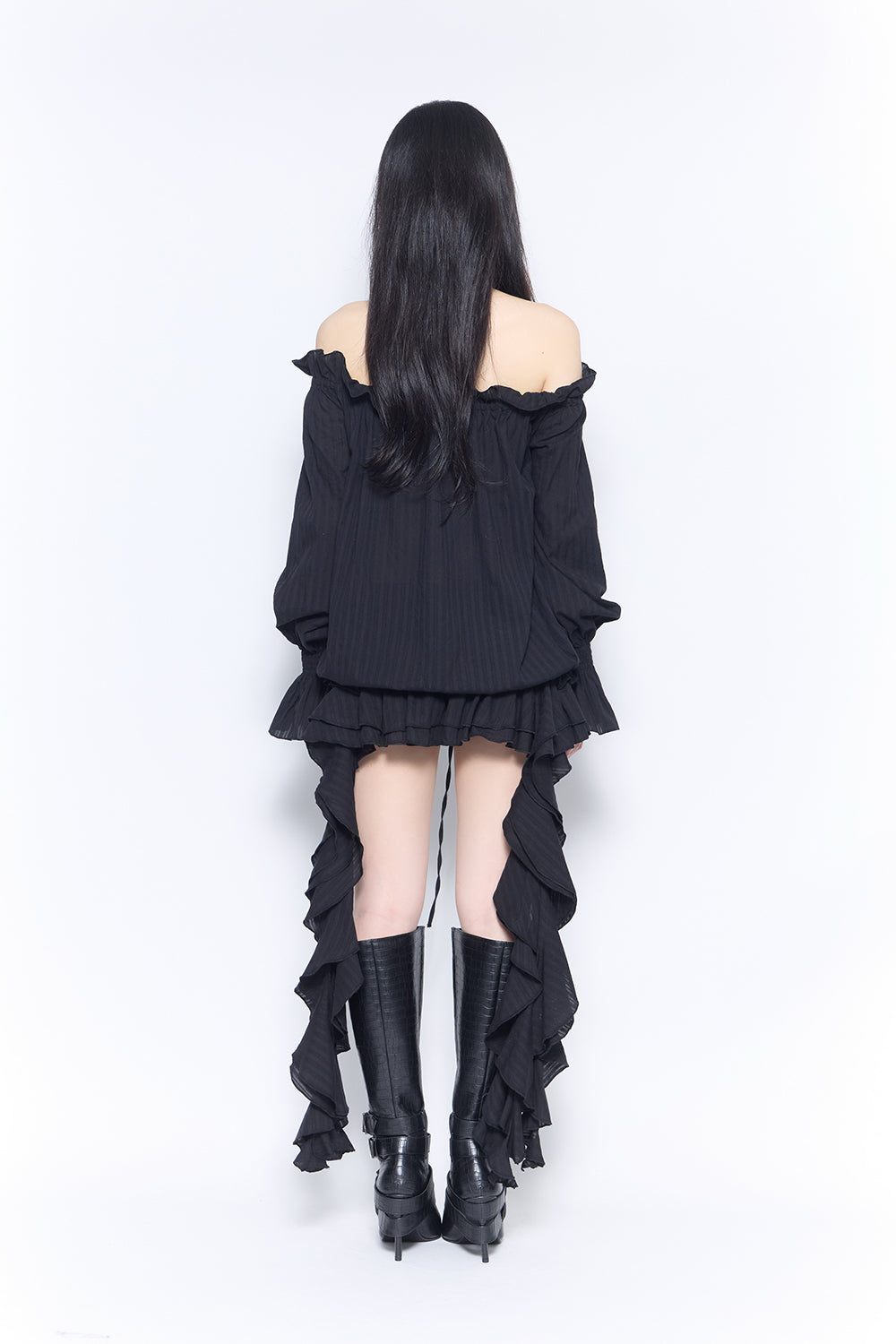 ruffle tiered dress mini