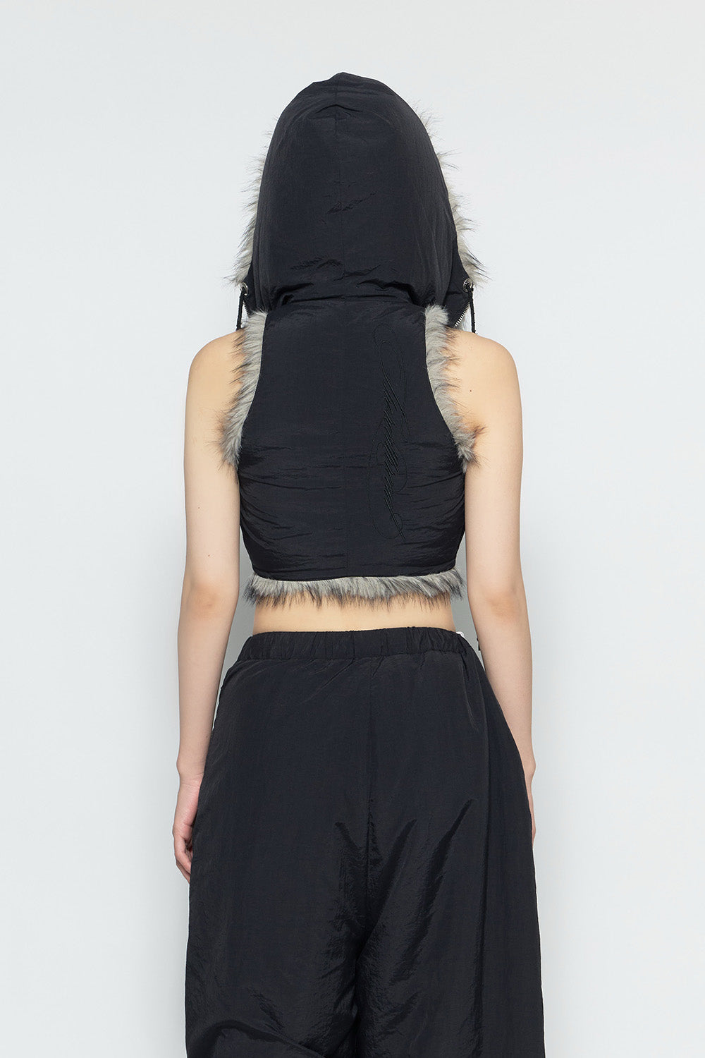 S flip fur vest