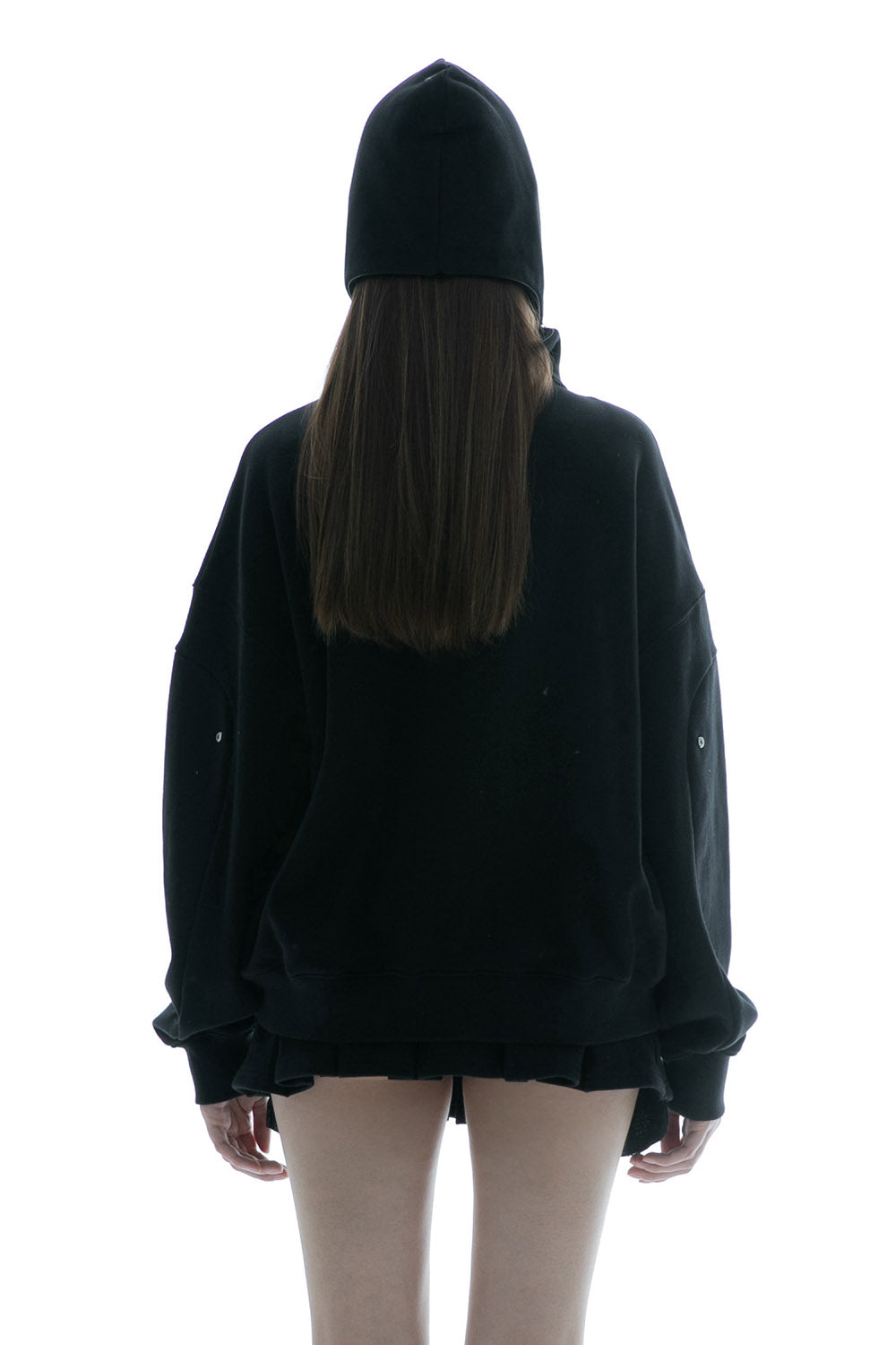 S w zip hoodie long